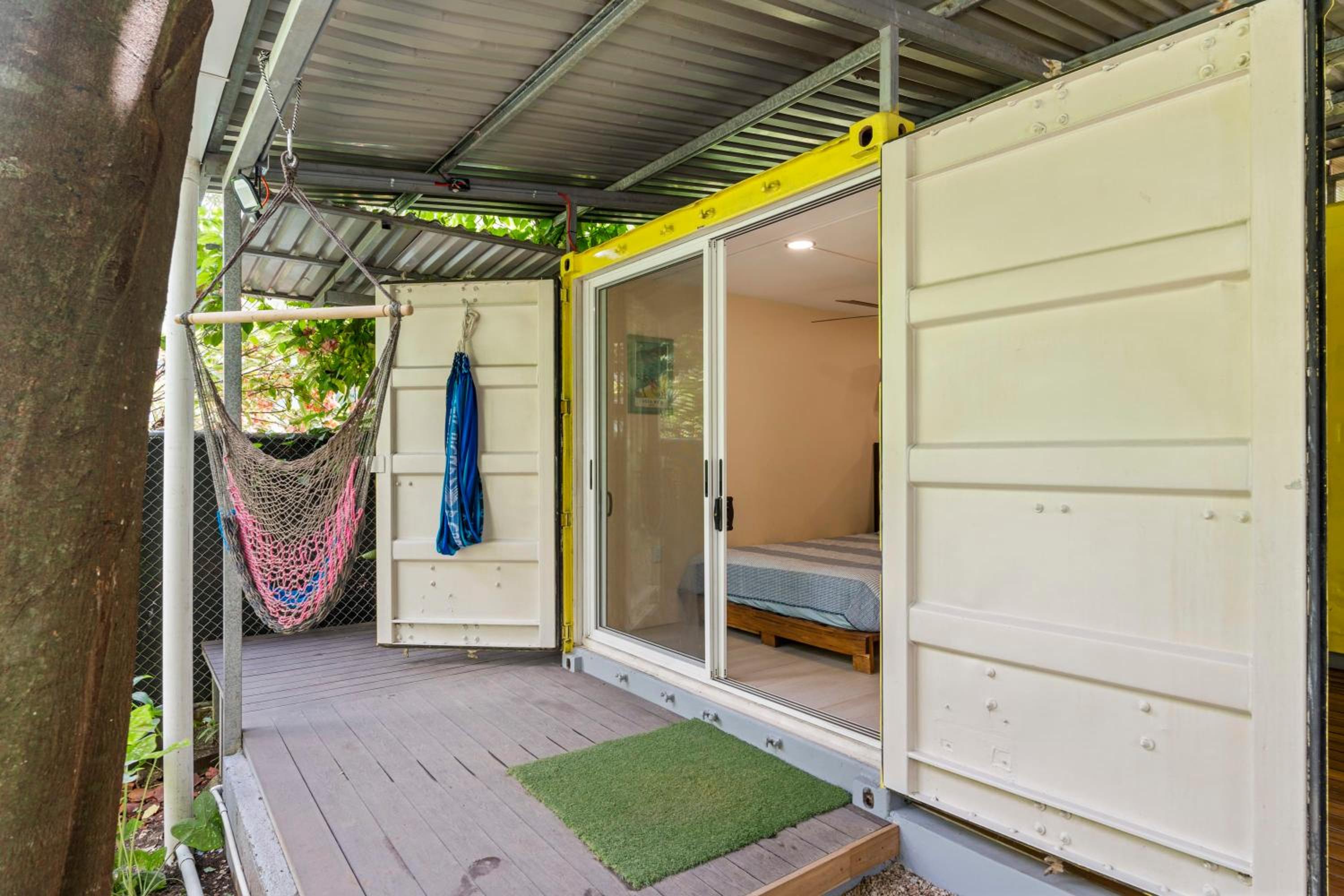 Unique Container Home with Private Pool and Deck