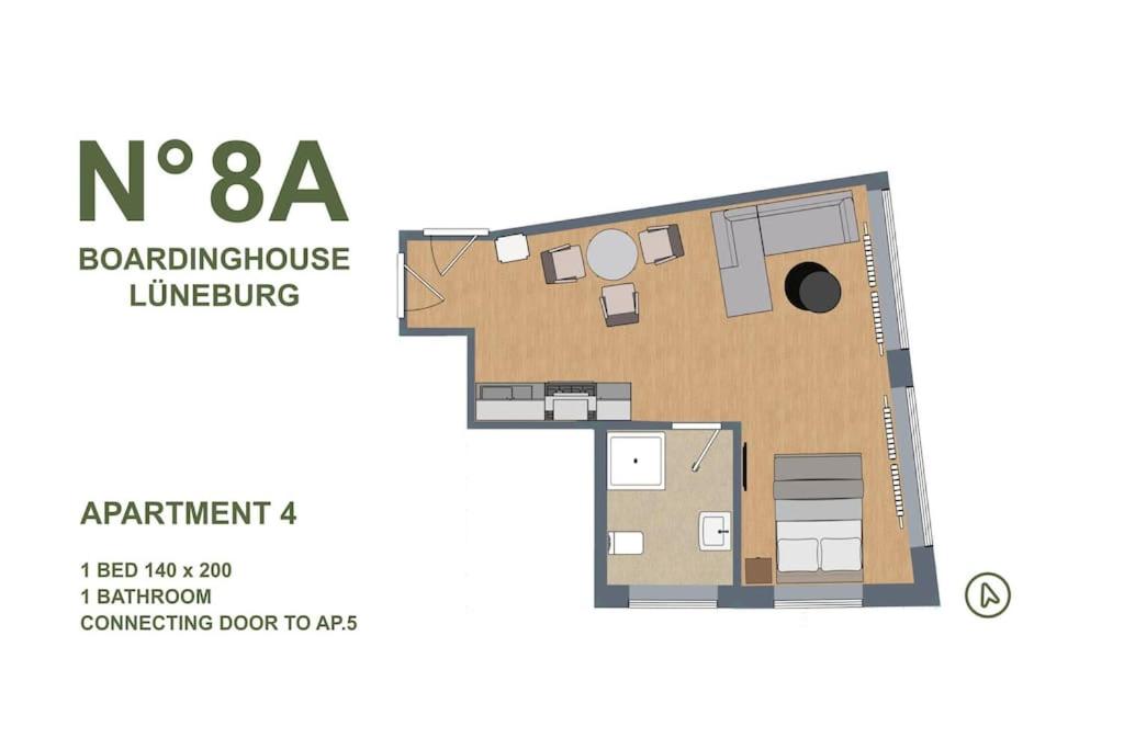 Apartment 04 No8A Boardinghouse Lüneburg