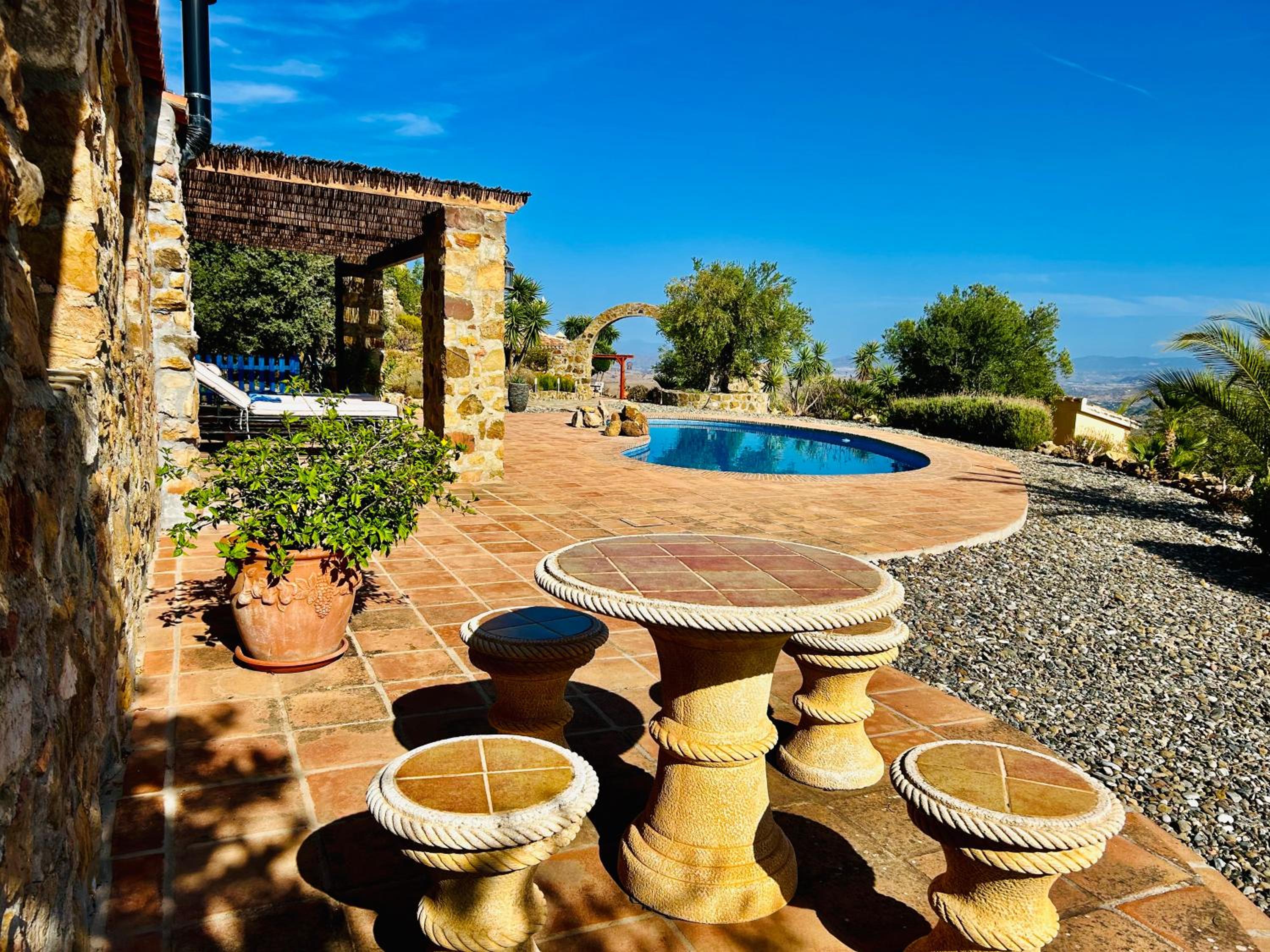 Super cosy house with private pool and amazing view view 2