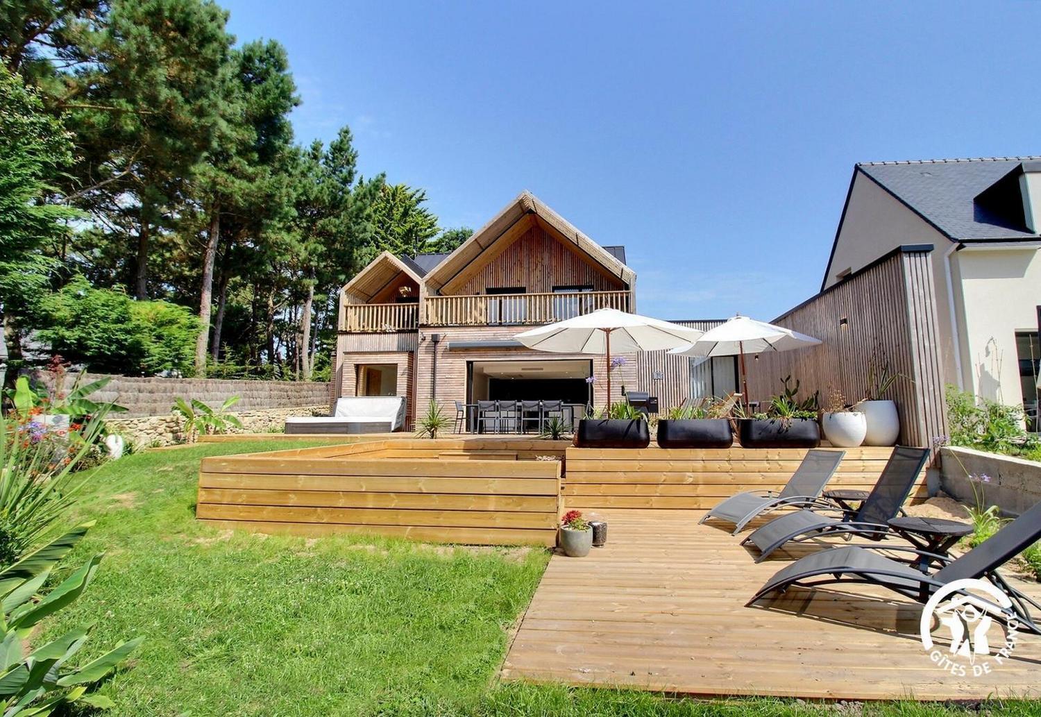 Villa Namasté - Haut de Gamme - 15 pers Spa & Hammam proche port & Mer