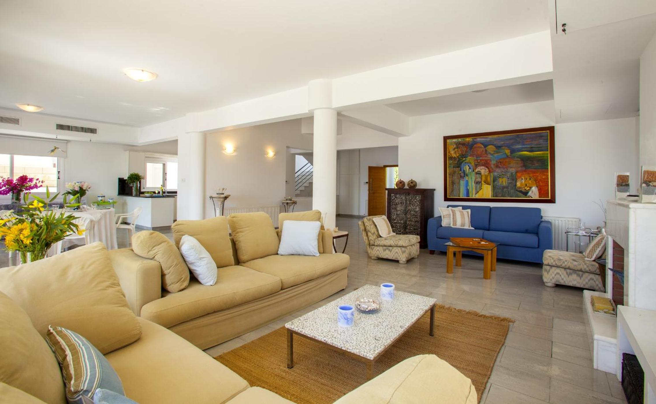 Meneou Beachfront Villa Sunset