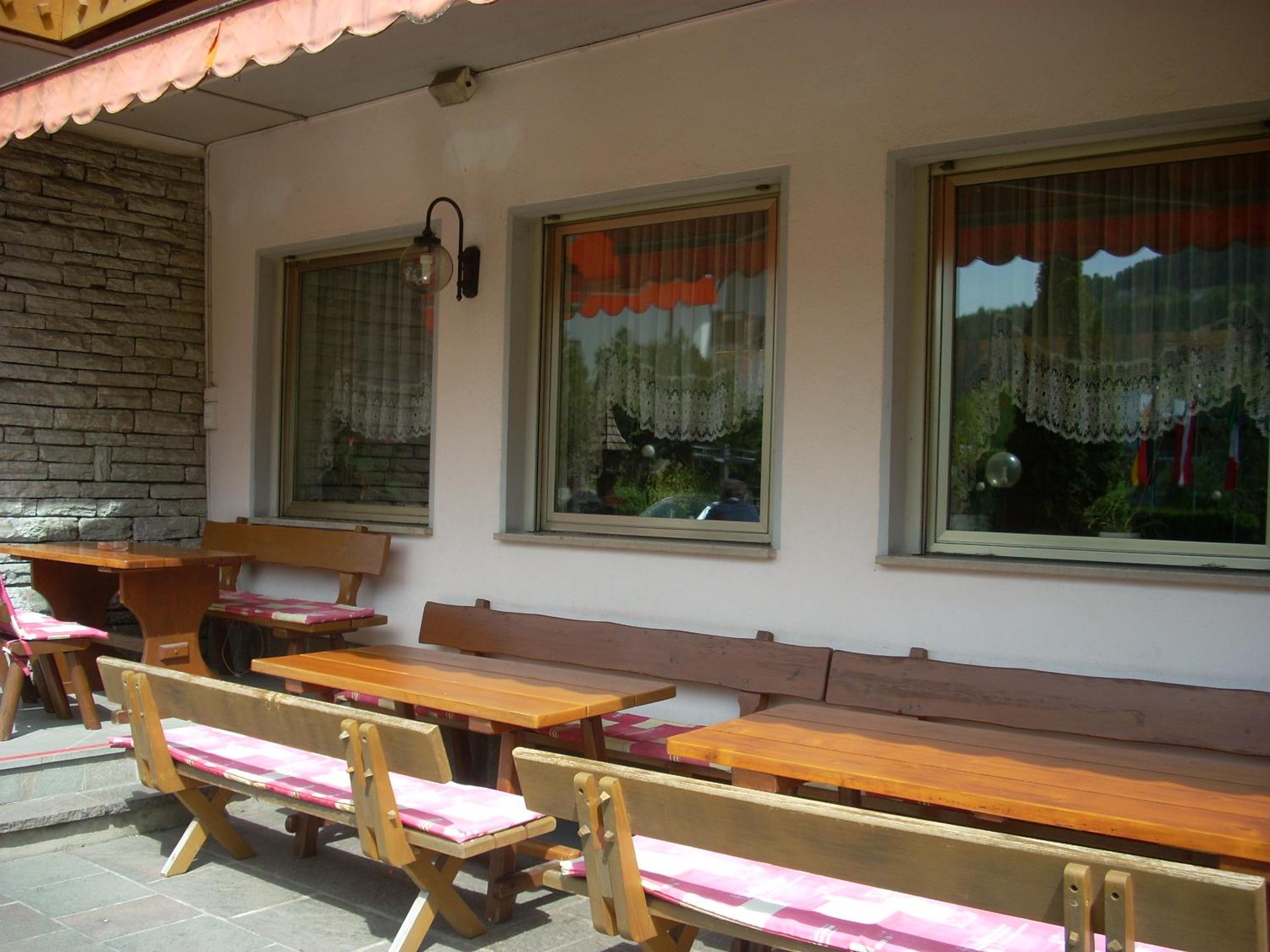 outdoor BBQ area