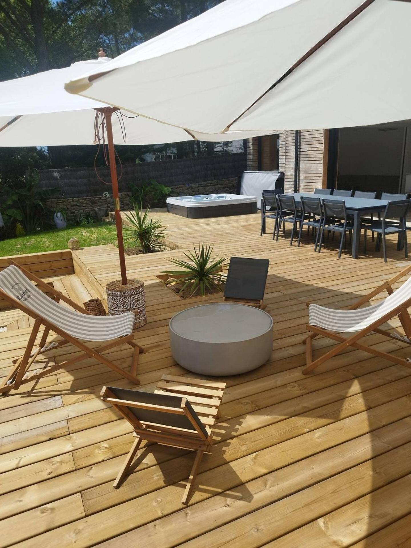 Villa Namasté - Haut de Gamme - 15 pers Spa & Hammam proche port & Mer