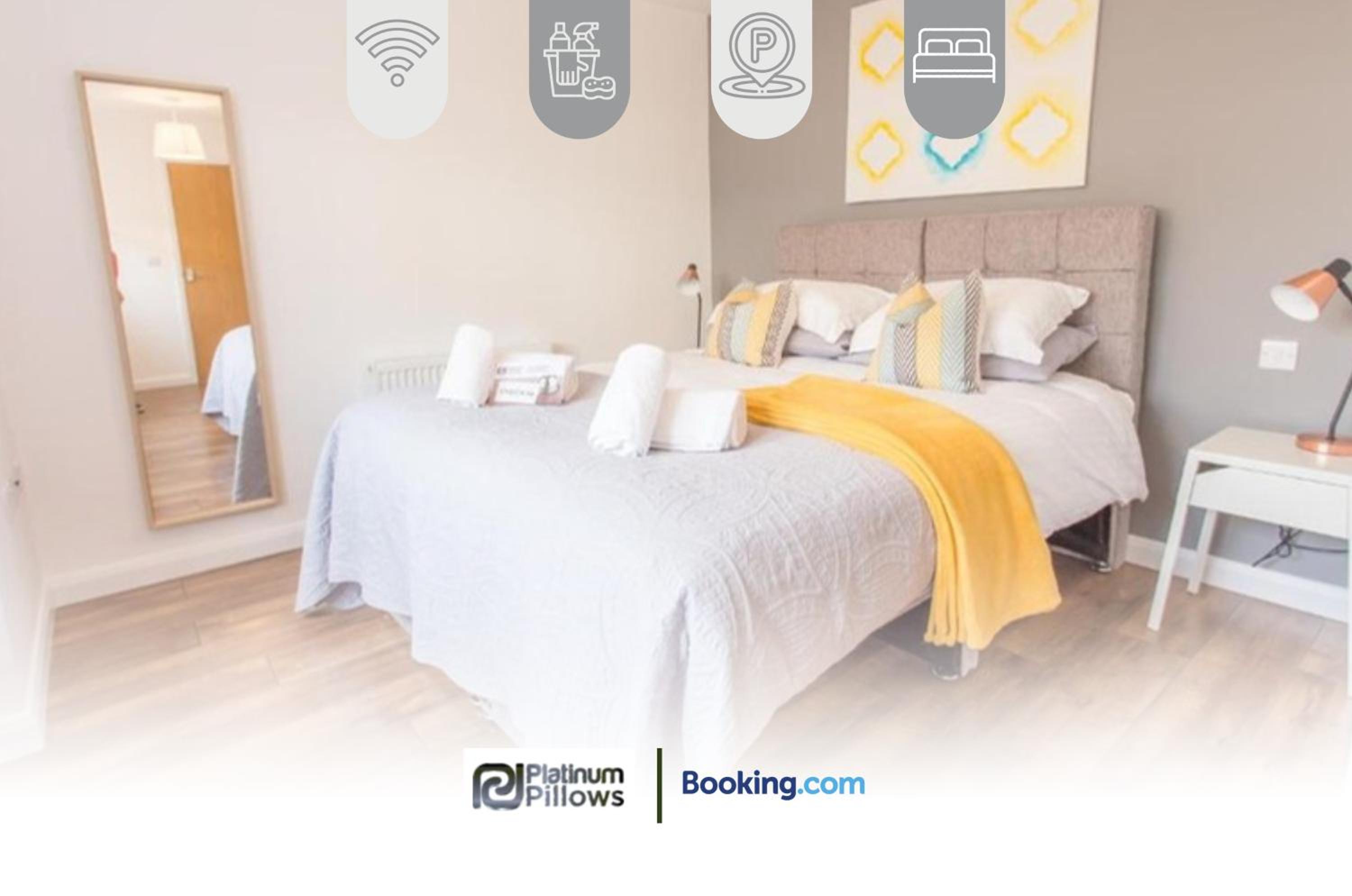 Oxford Vacations - 1 2 Bedroom Rana Court Apartment Close to Hospitals Business Science Parks By Platinum Pillows Short Lets Serviced Accommodation Oxford - Property Image 1