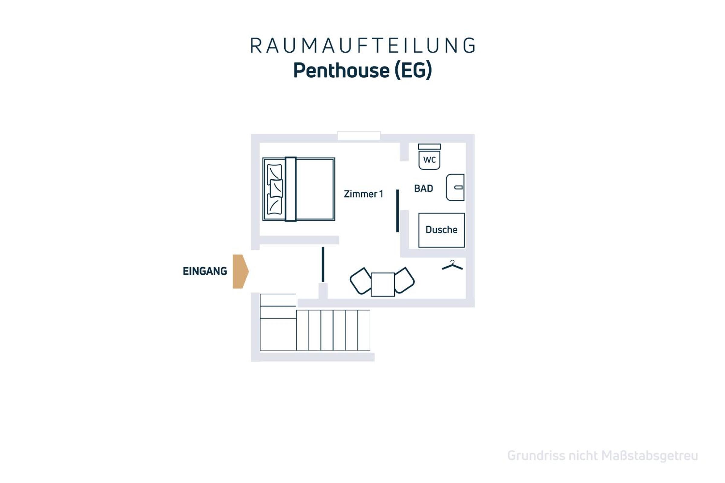 Große Penthouse Ferienwohnung mit Meerblick, Sonnenterrasse & Luxusbad von 