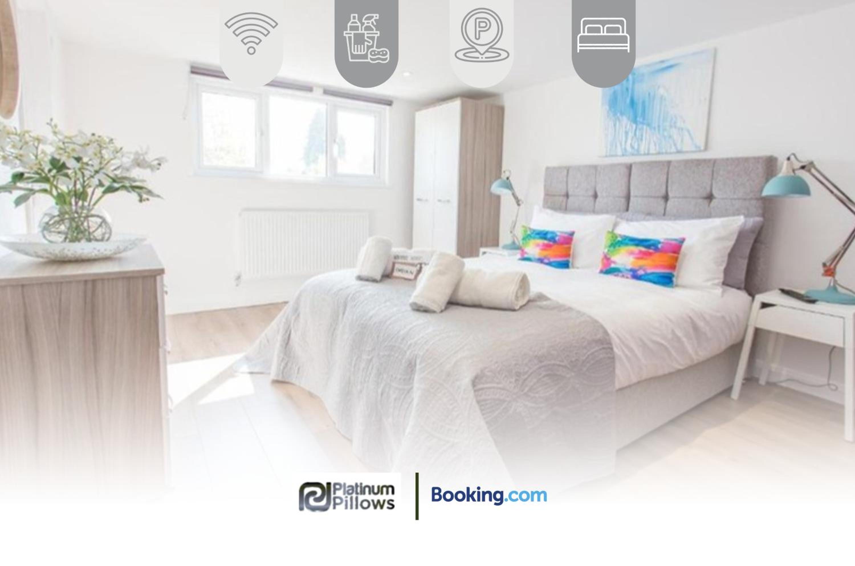 Oxford Vacations - Two Bedroom Pinnocks Lodge Apartment close to JR Hospital By Platinum Pillows Short Lets Serviced Accommodation Oxford - Property Image 49
