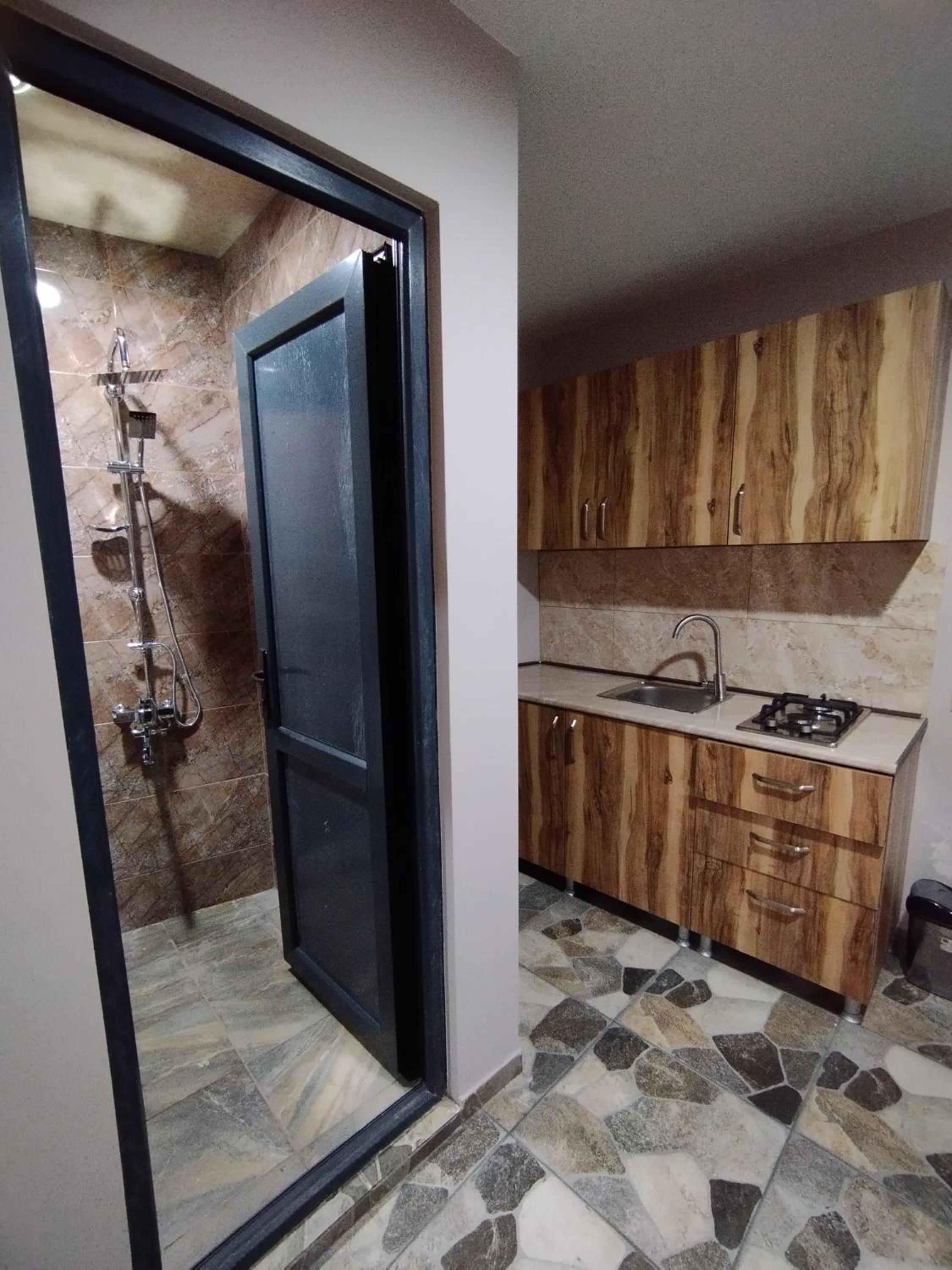 Kazbek wiev Hostel view 5