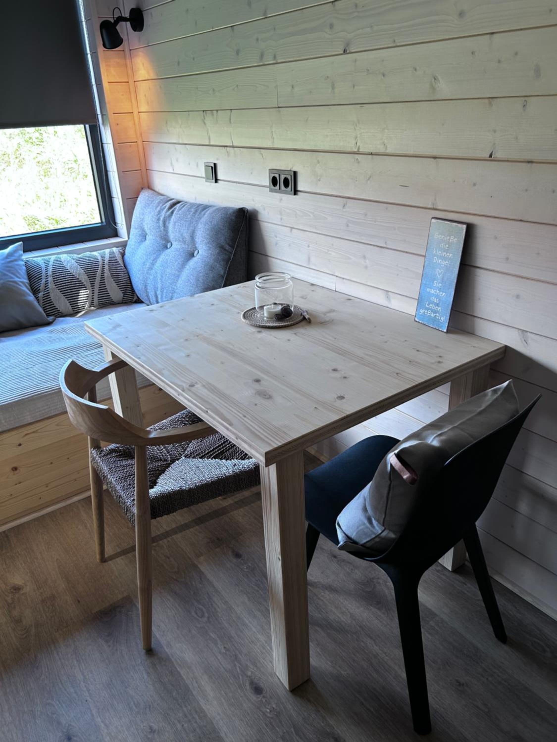 Lykke Huus Tinyhaus an der Nordsee mit Fasssauna