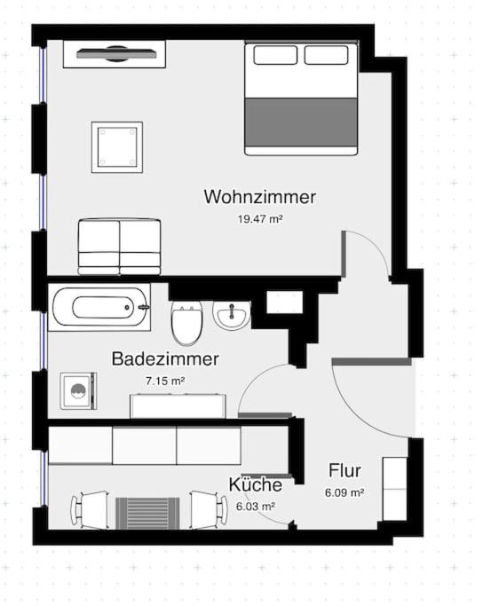 zentrales gemütliches Apartment in der Südvorstadt