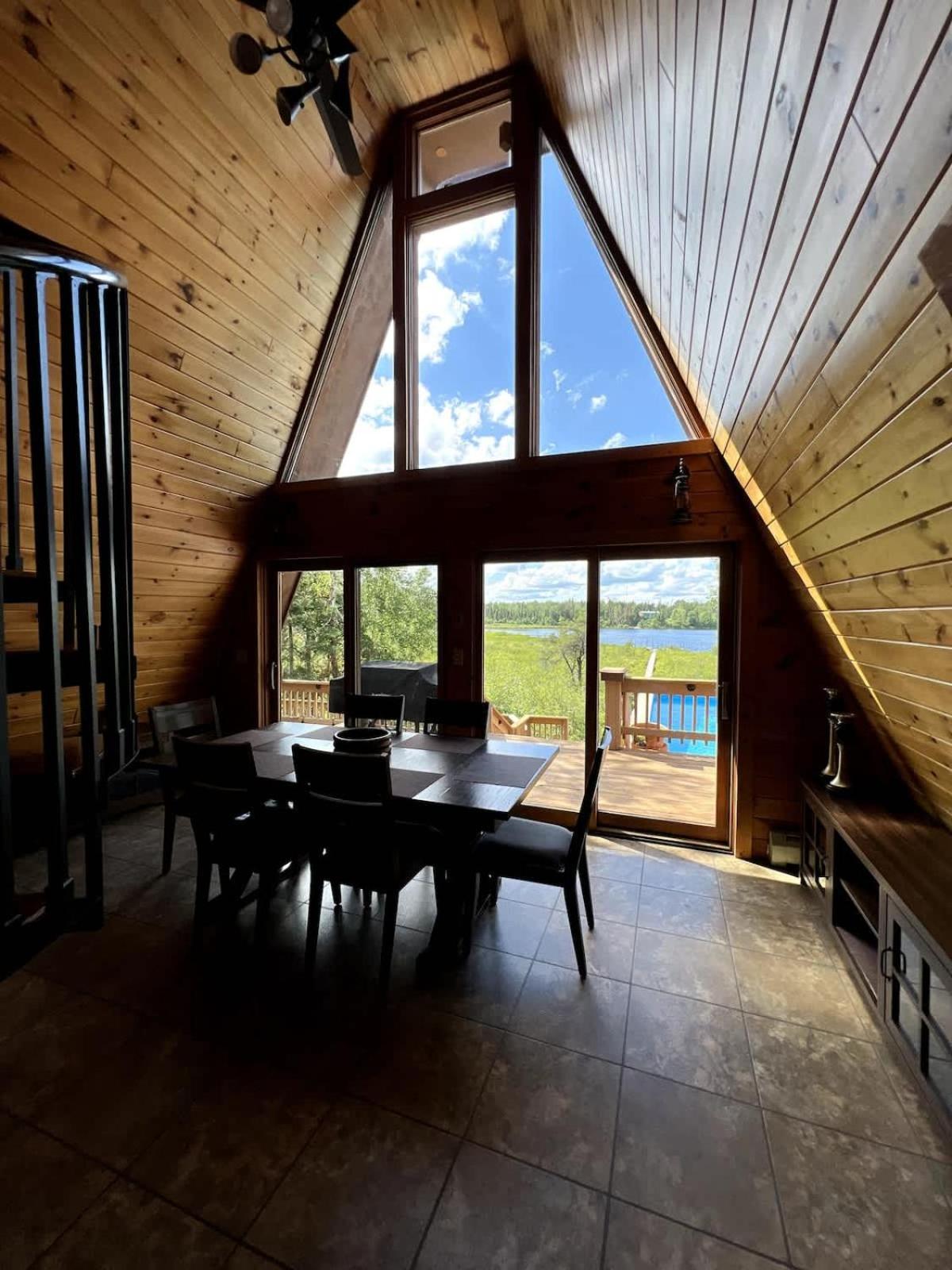 Peaceful Lake Front A-Frame in Ely view 2