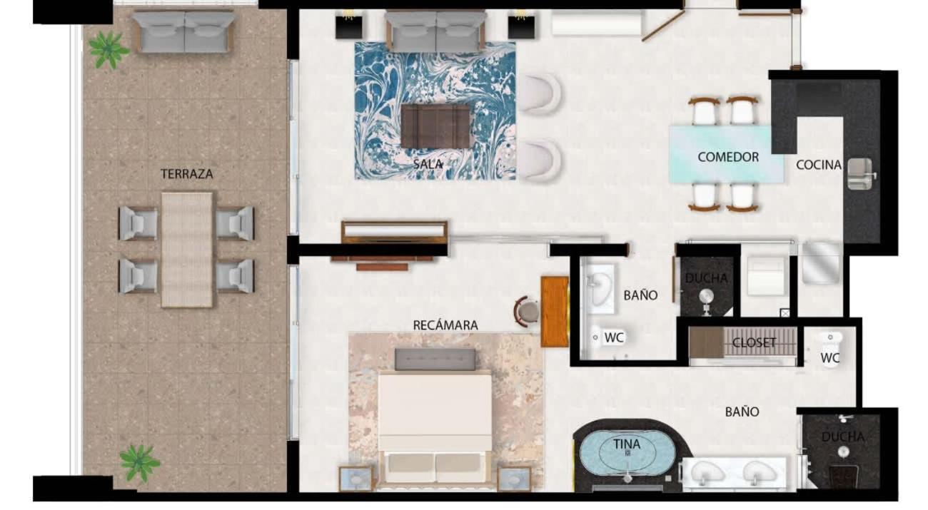 1BD Suite Garza Blanca Cabo Pool view 4
