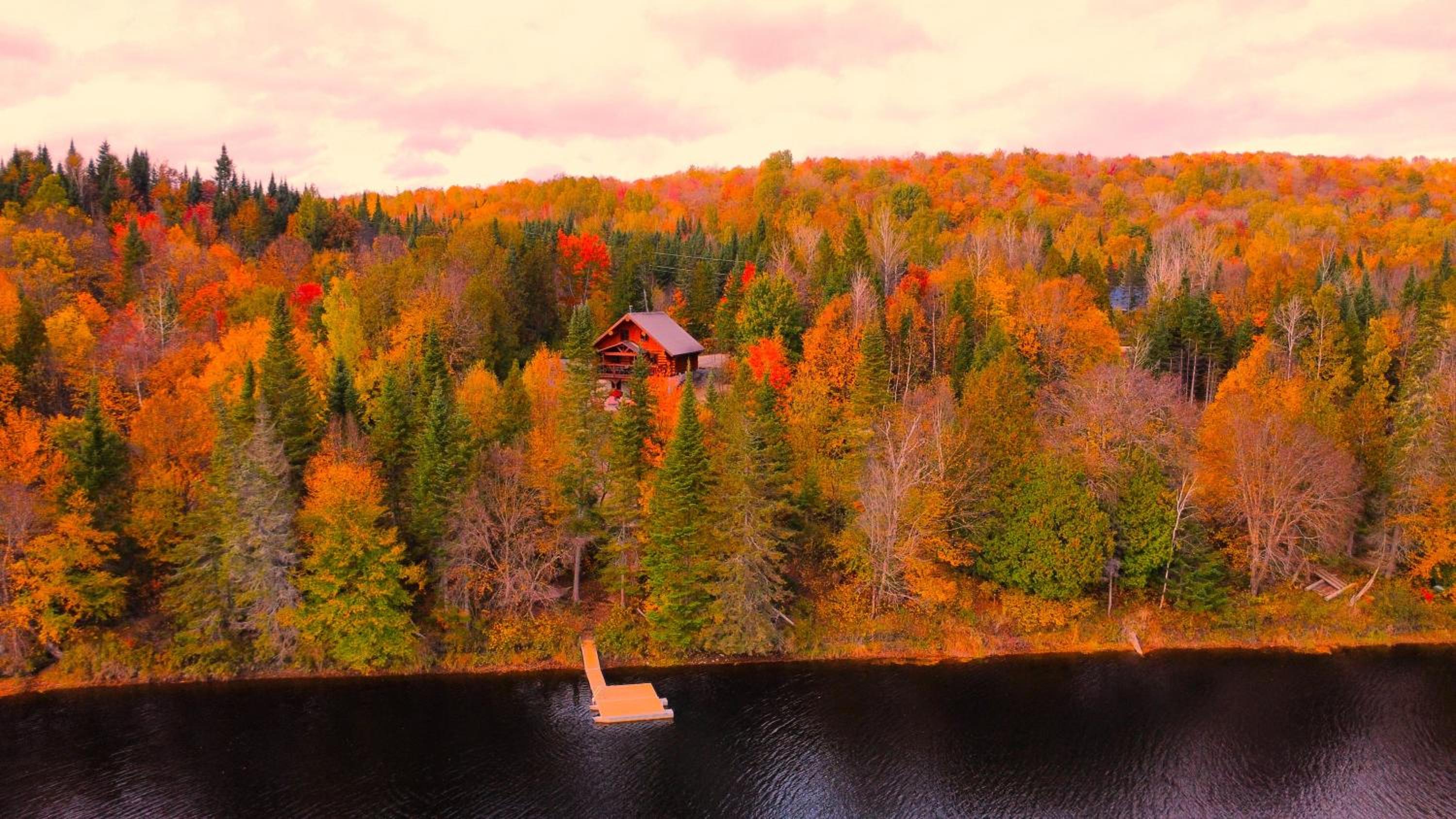 Chalet bois rond aux paysages uniques avec Spa !