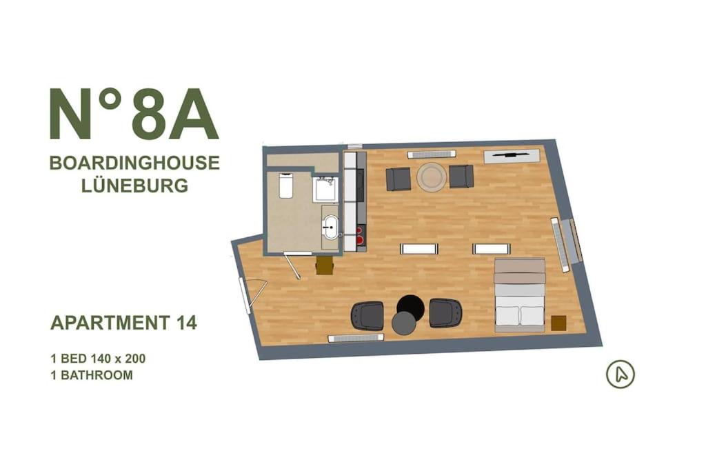 Apartment 14 No8A Boardinghouse Lüneburg