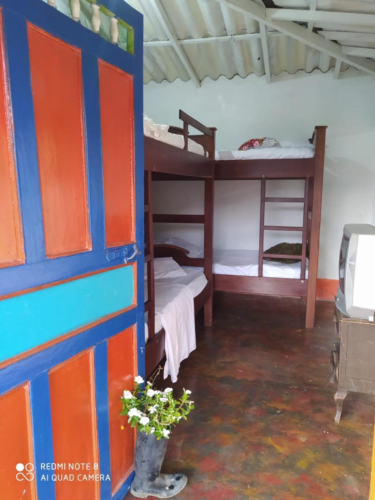 pequeña casa en finca cafetera