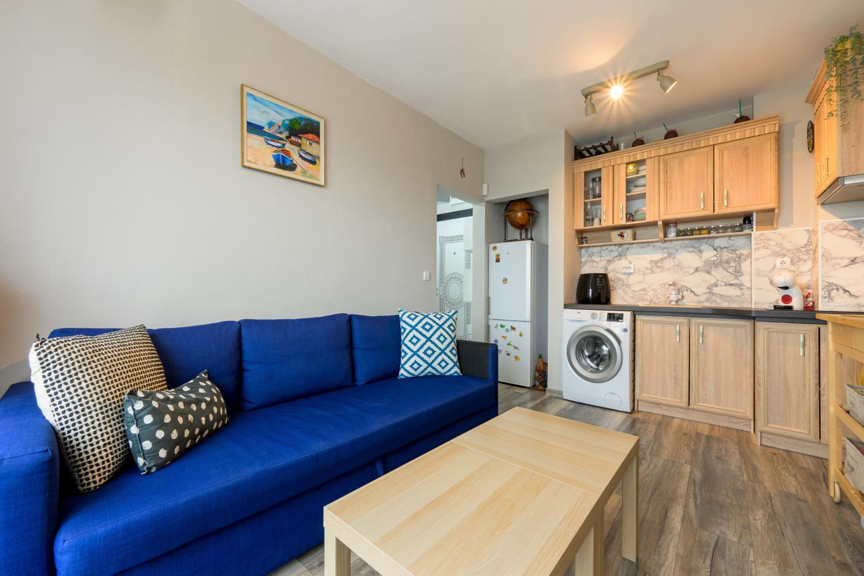 1BR Near Delta Mall Varna-Terrace&Private Parking