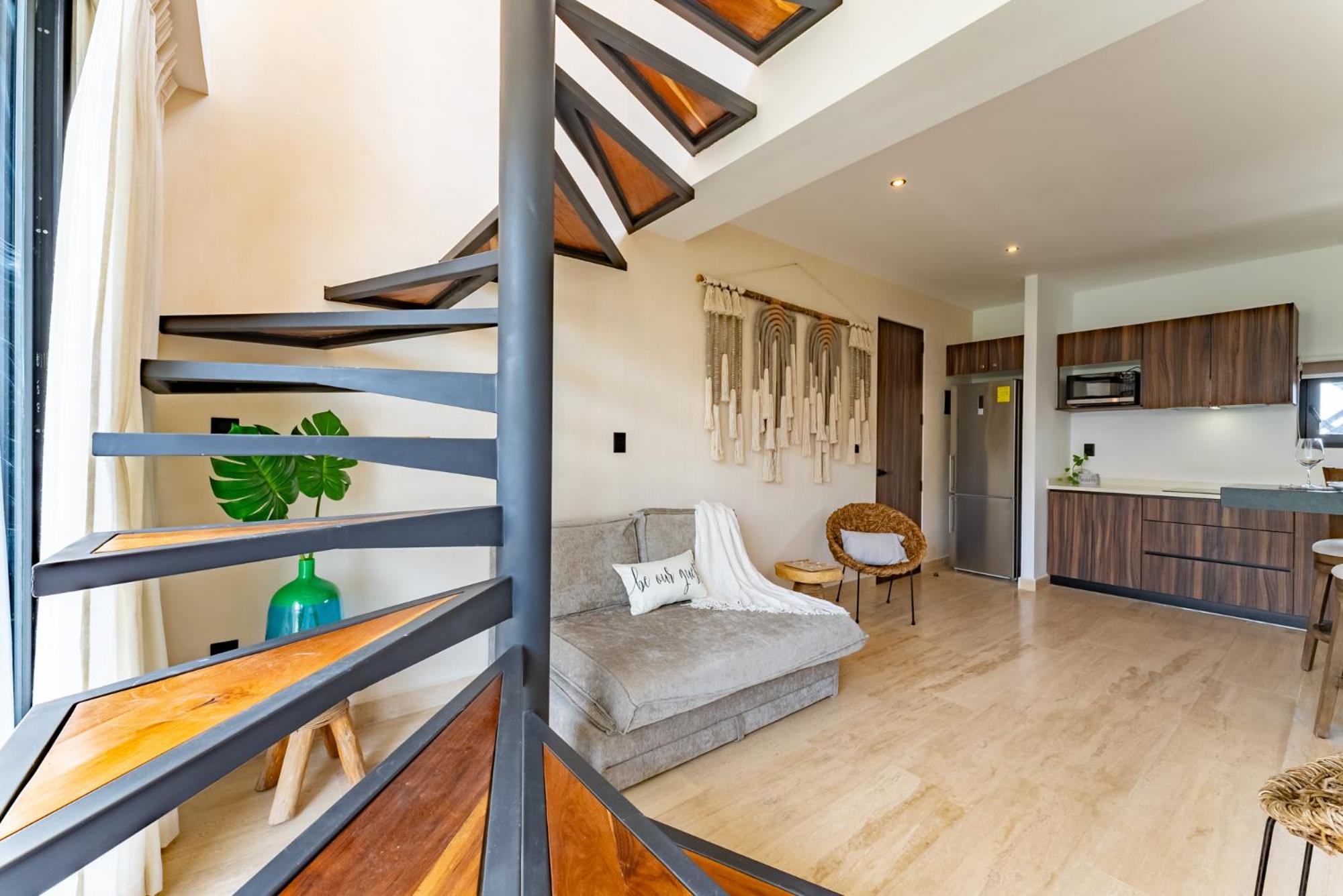 Tulum Stylish 2BR Penthhouse, Private Terrace, Grill and Pool view 2