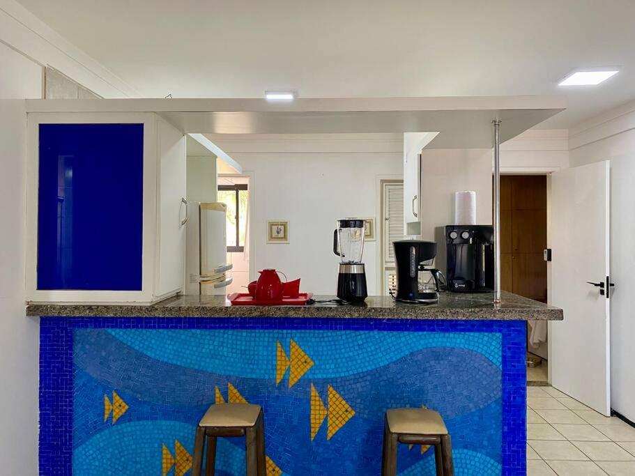 Apartamento com acesso à praia para 4 pessoas
