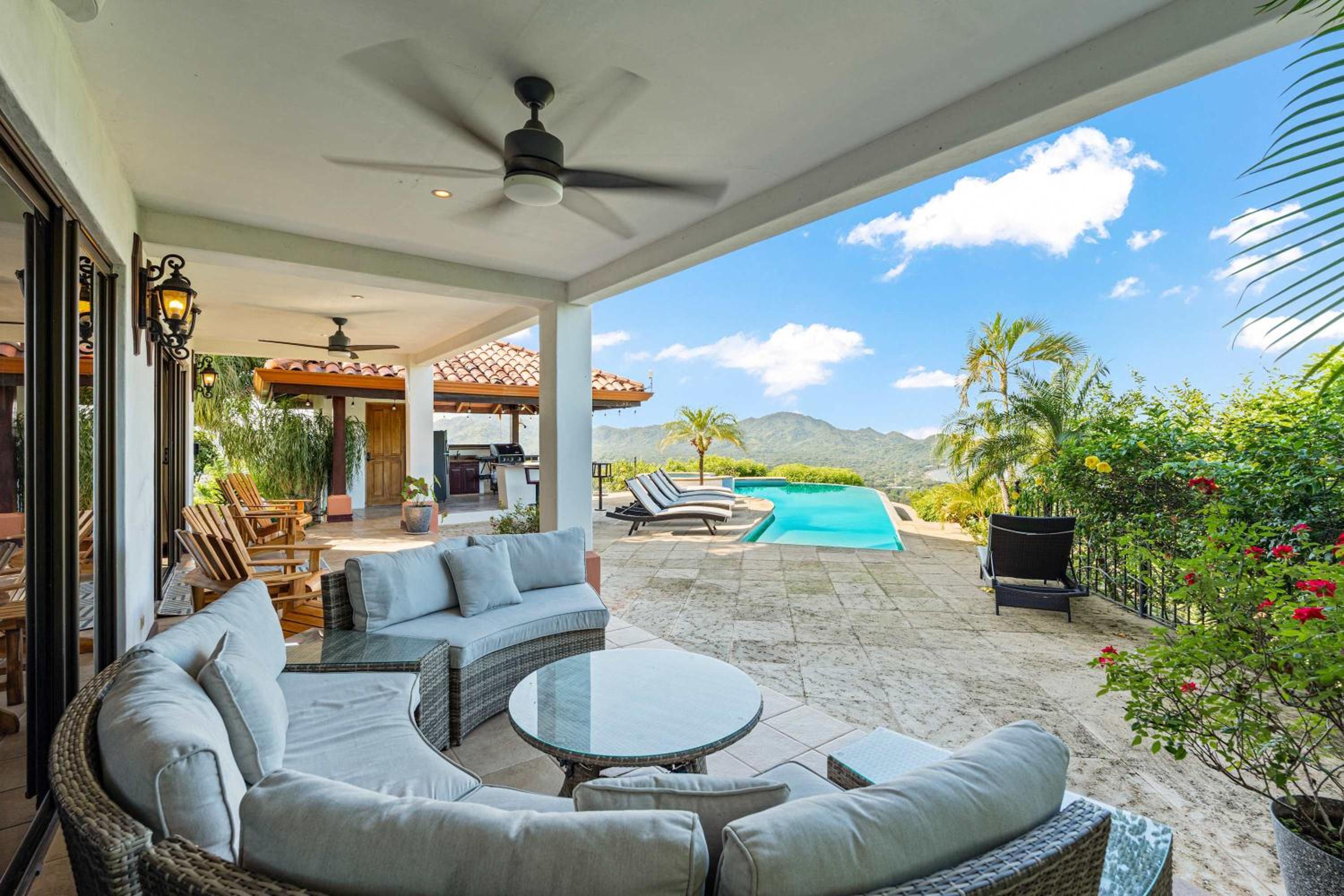 Infinity Pool Villa with Ocean & Mountain Views