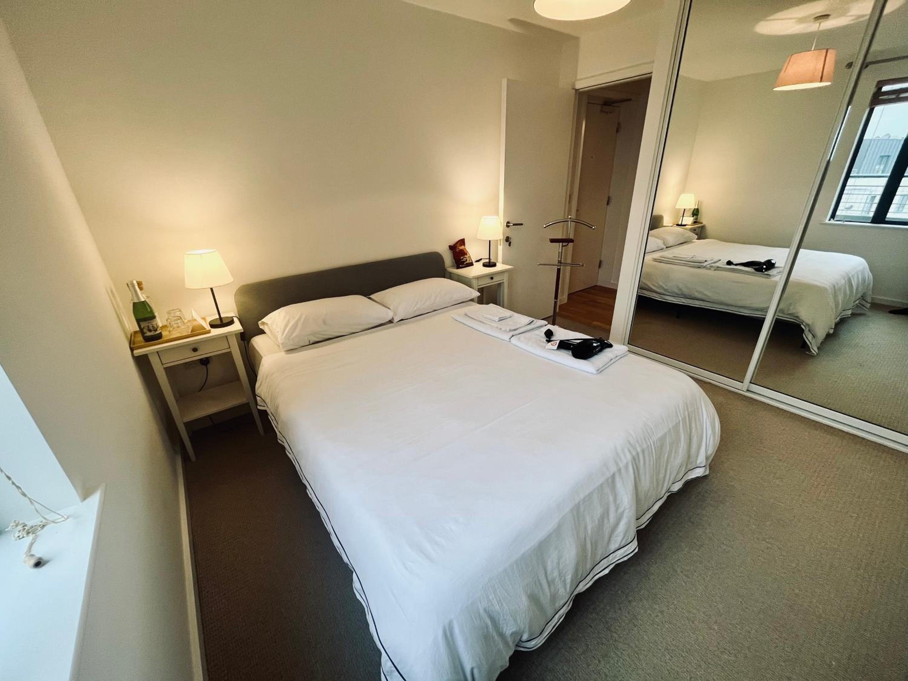 Exclusive King-Size Bed Comfort with Serene Garden View