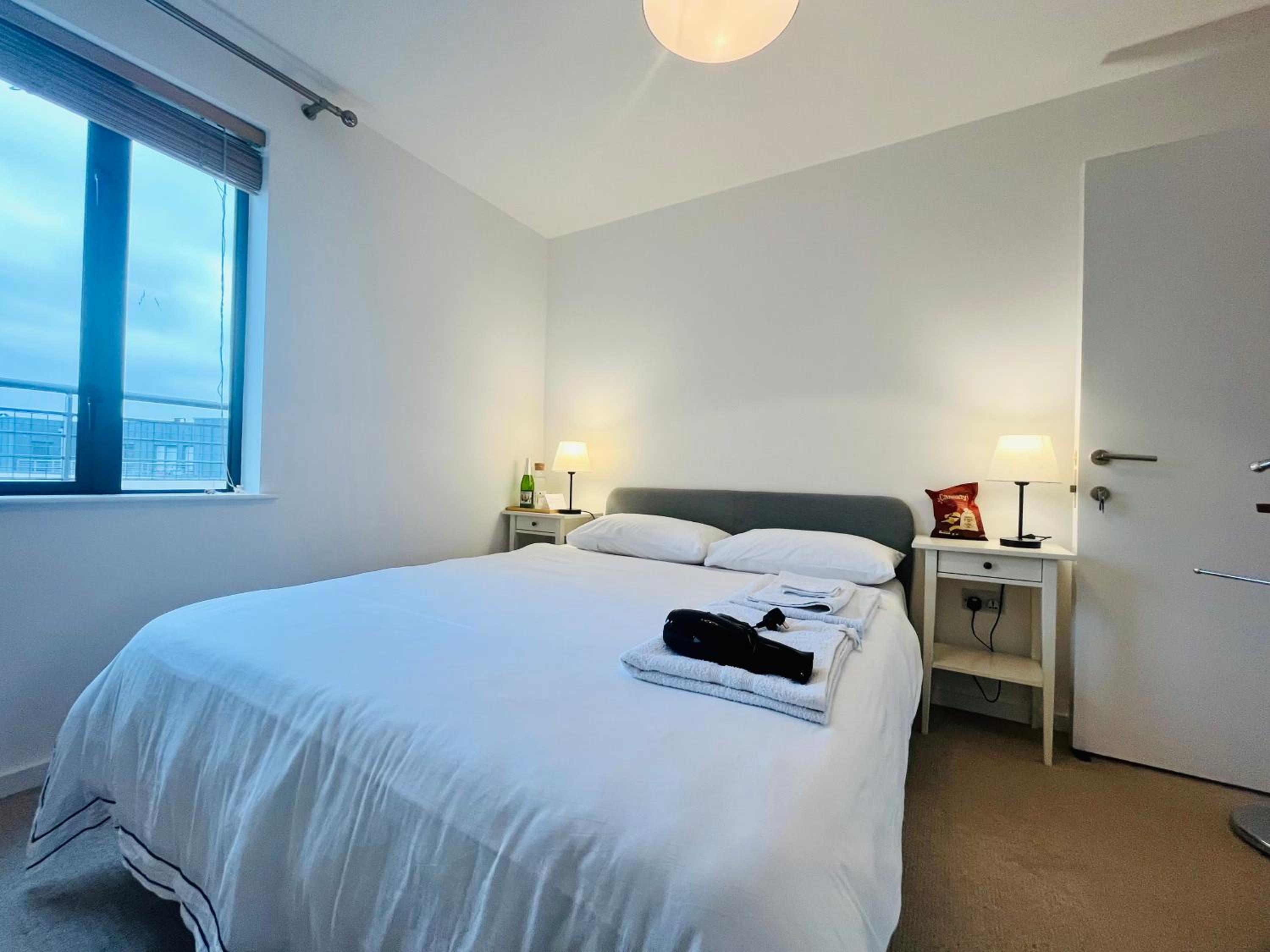 Exclusive King-Size Bed Comfort with Serene Garden View