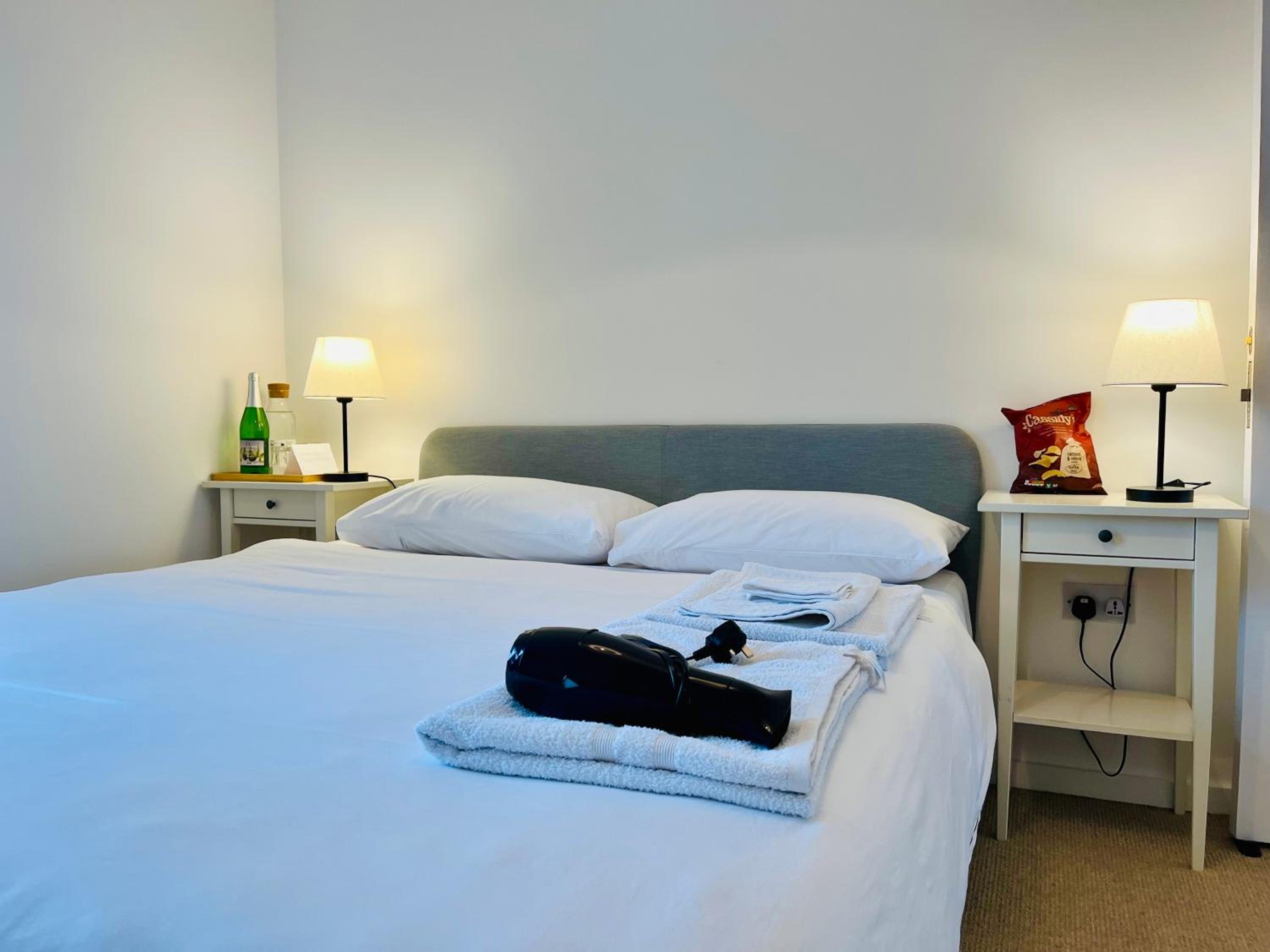 Exclusive King-Size Bed Comfort with Serene Garden View