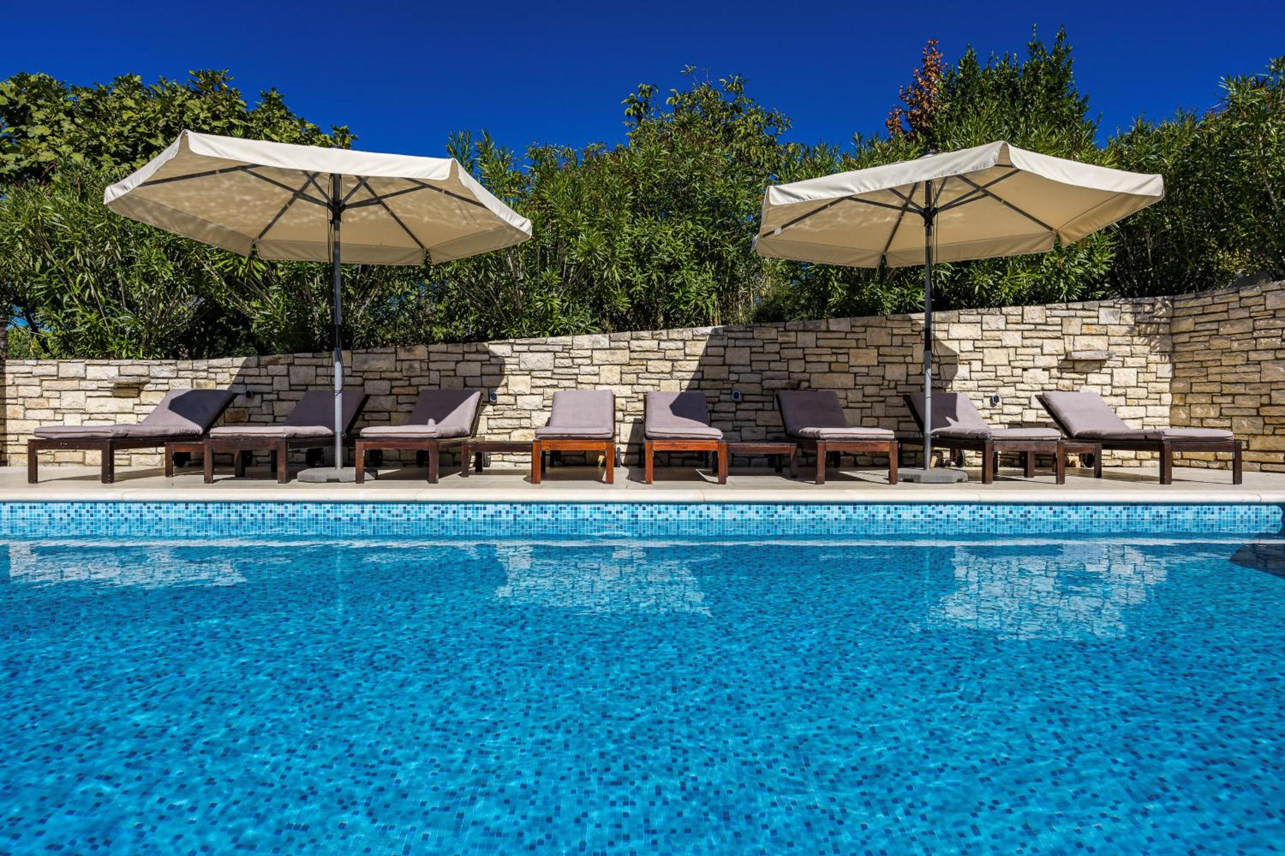 Charming Villa Antoana for families and kids in Labin - Rabac with kids playground & private pool view 5
