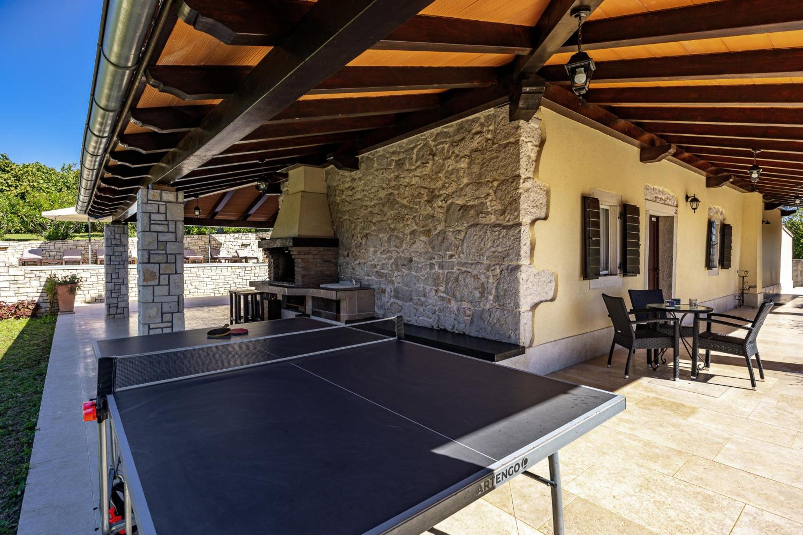 Charming Villa Antoana for families and kids in Labin - Rabac with kids playground & private pool view 4