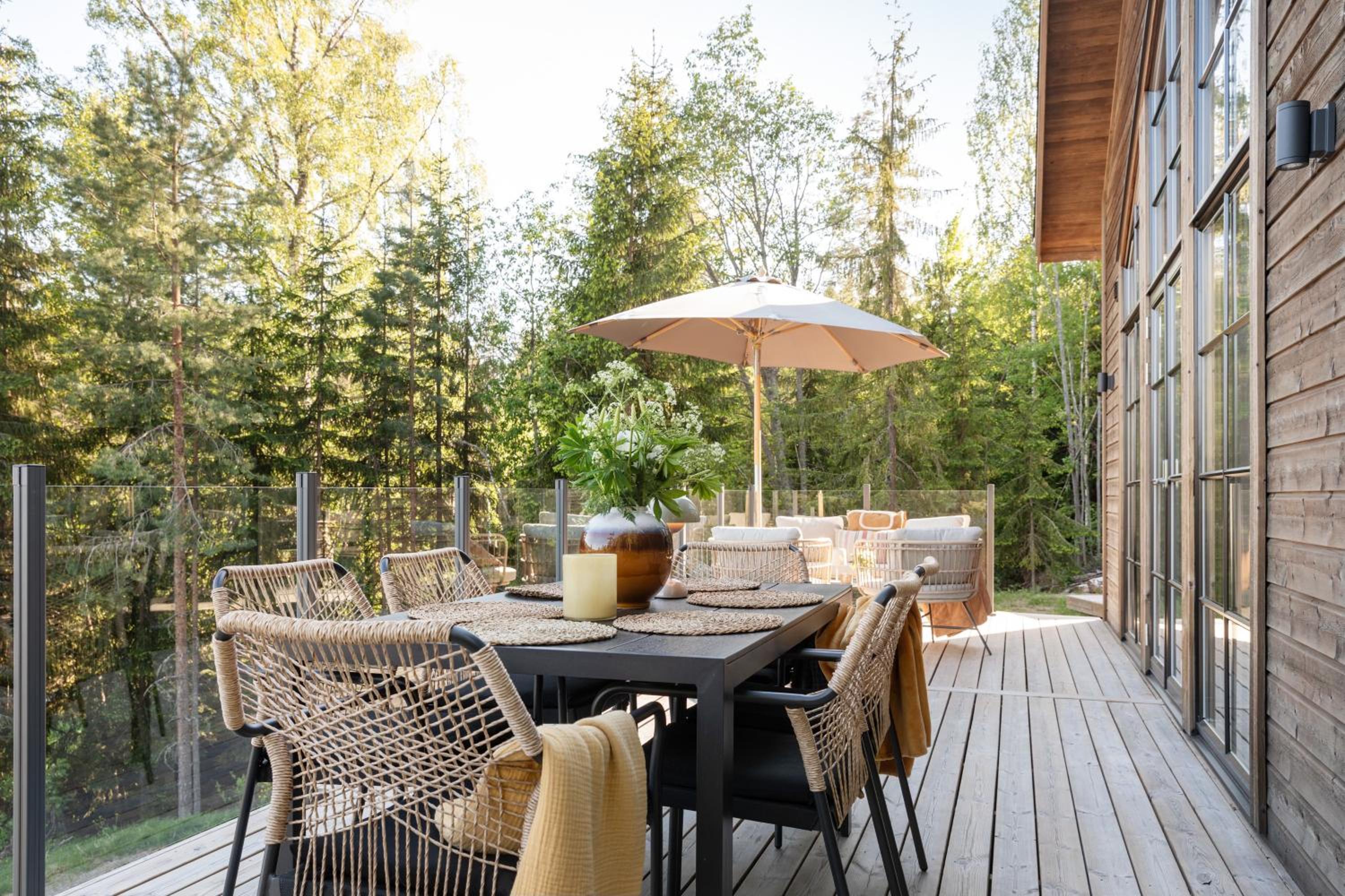 Newly built cabin with sauna, fireplace and amazing view view 3