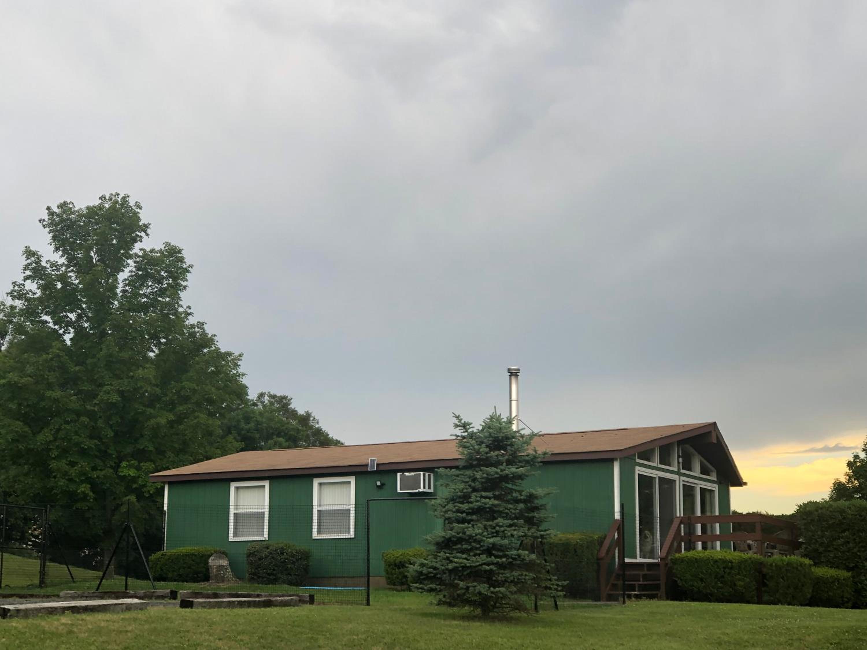 Fenced Yard Chalets from Good Dog Vacations at Big Valley Resort