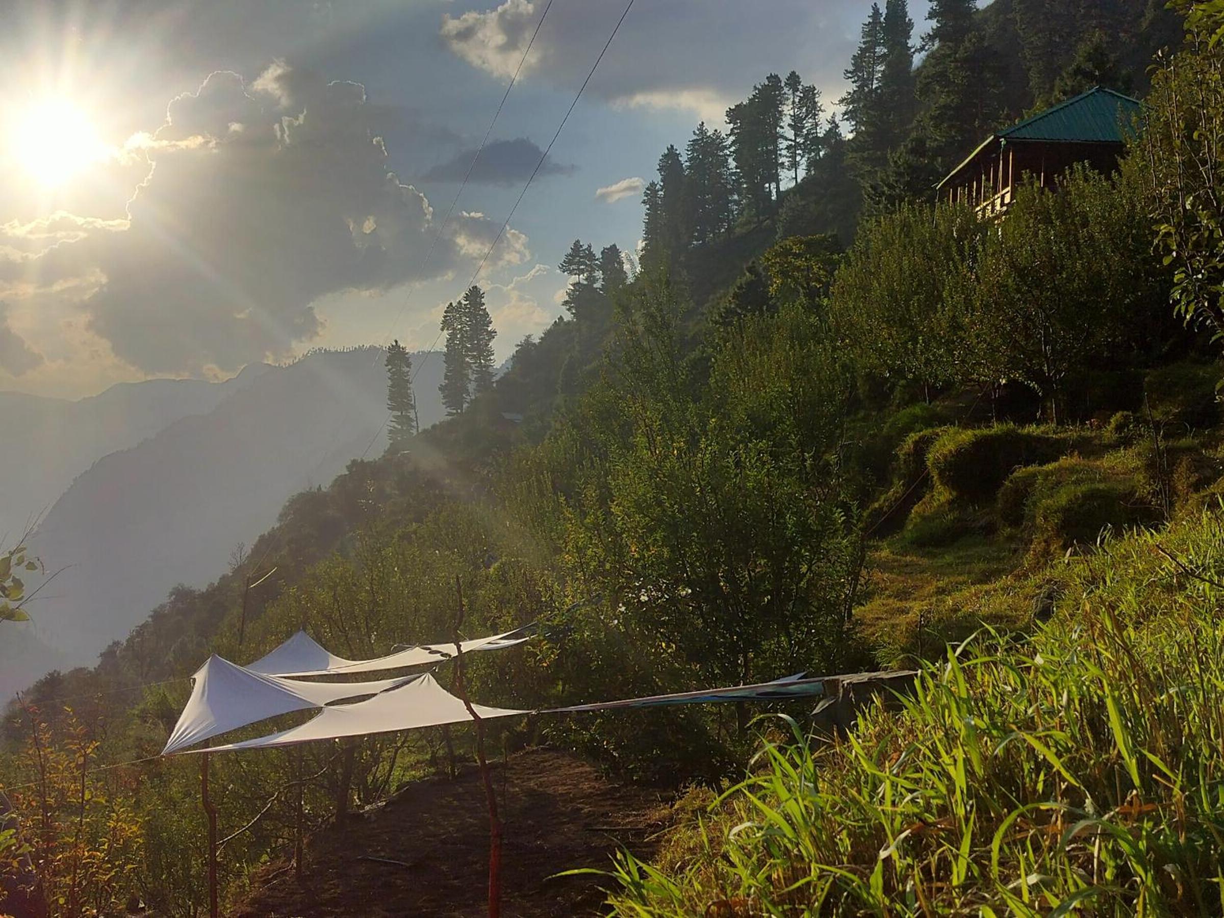 Trek & Party at Nomind Vibe House , Lapas Village ,Parvati Valley view 2