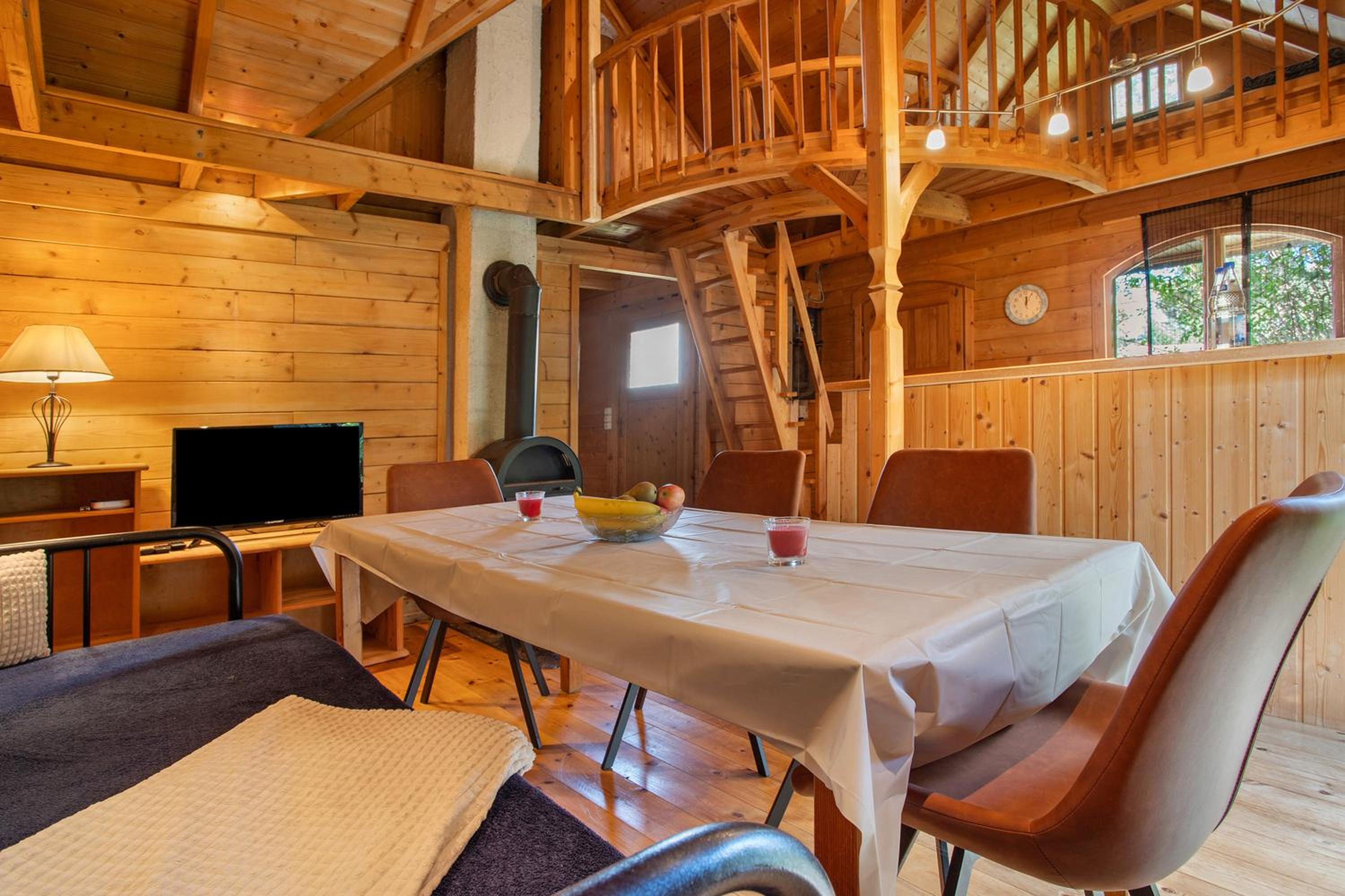 Blockbohlen-Haus auf Hof Verchen
