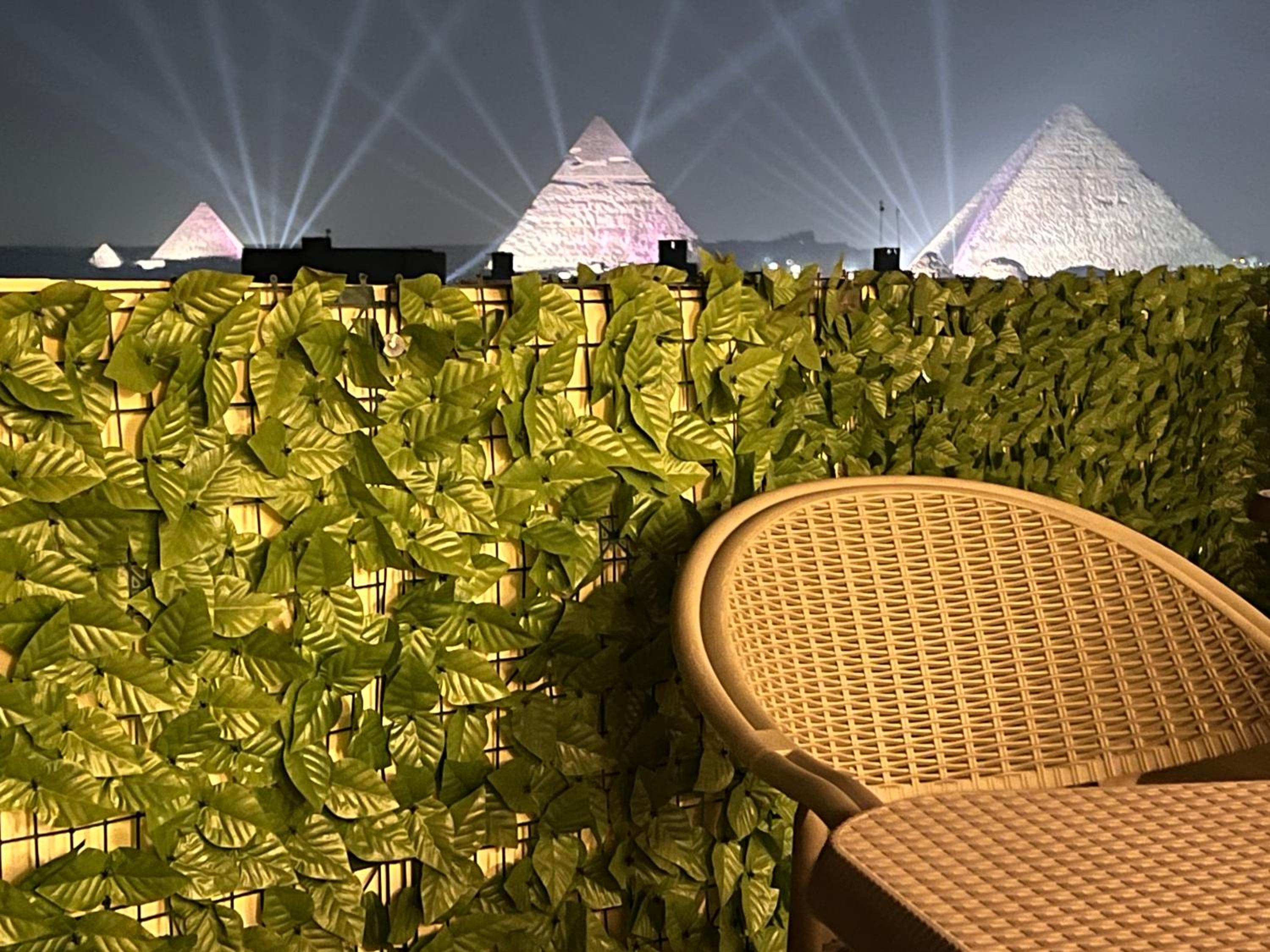 Ritz pyramids view