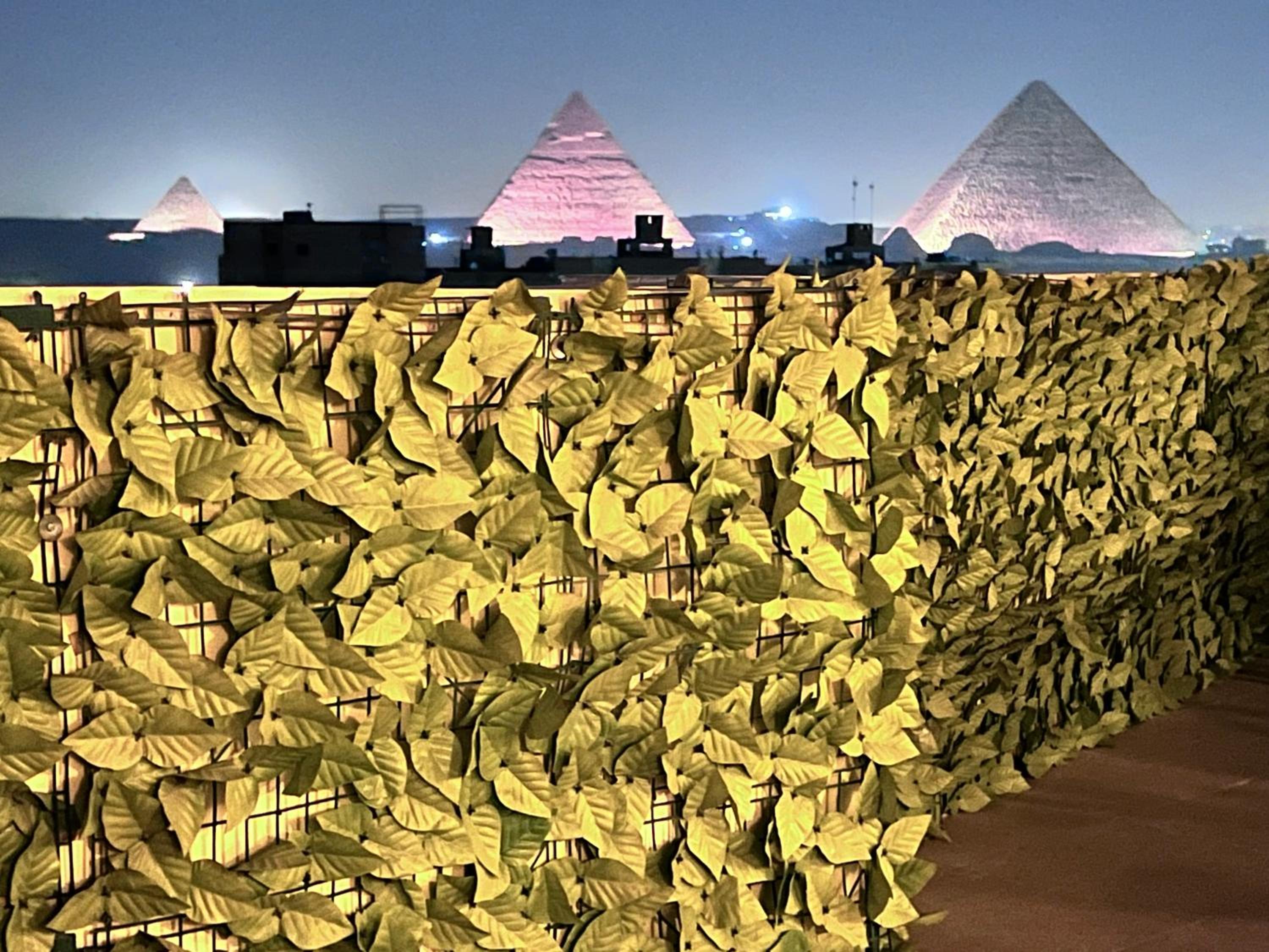 Ritz pyramids view