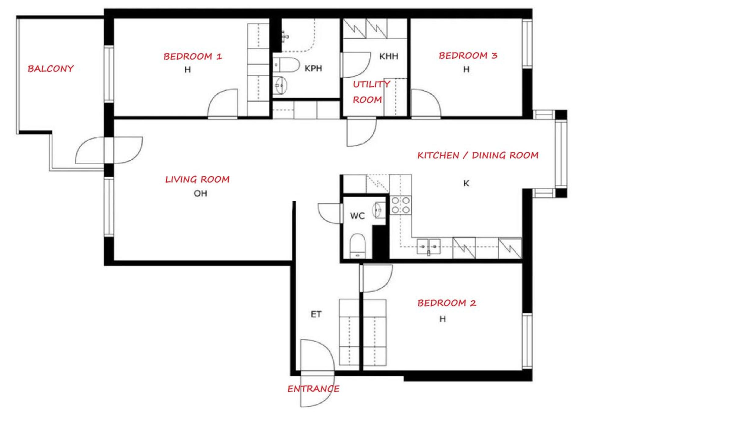 Large 3-bedroom city home view 4