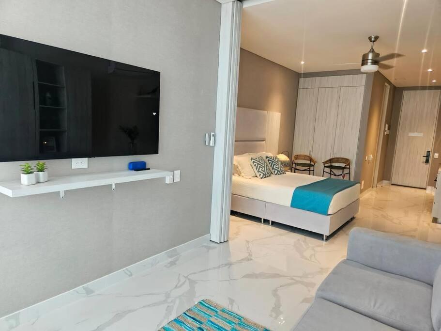 Apartamento en Santa Marta con Vista al Mar Sui Lofts 904 frente al Hotel Hilton