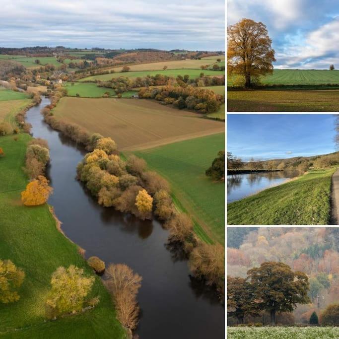 cosy cottage on banks of River Wye view 5