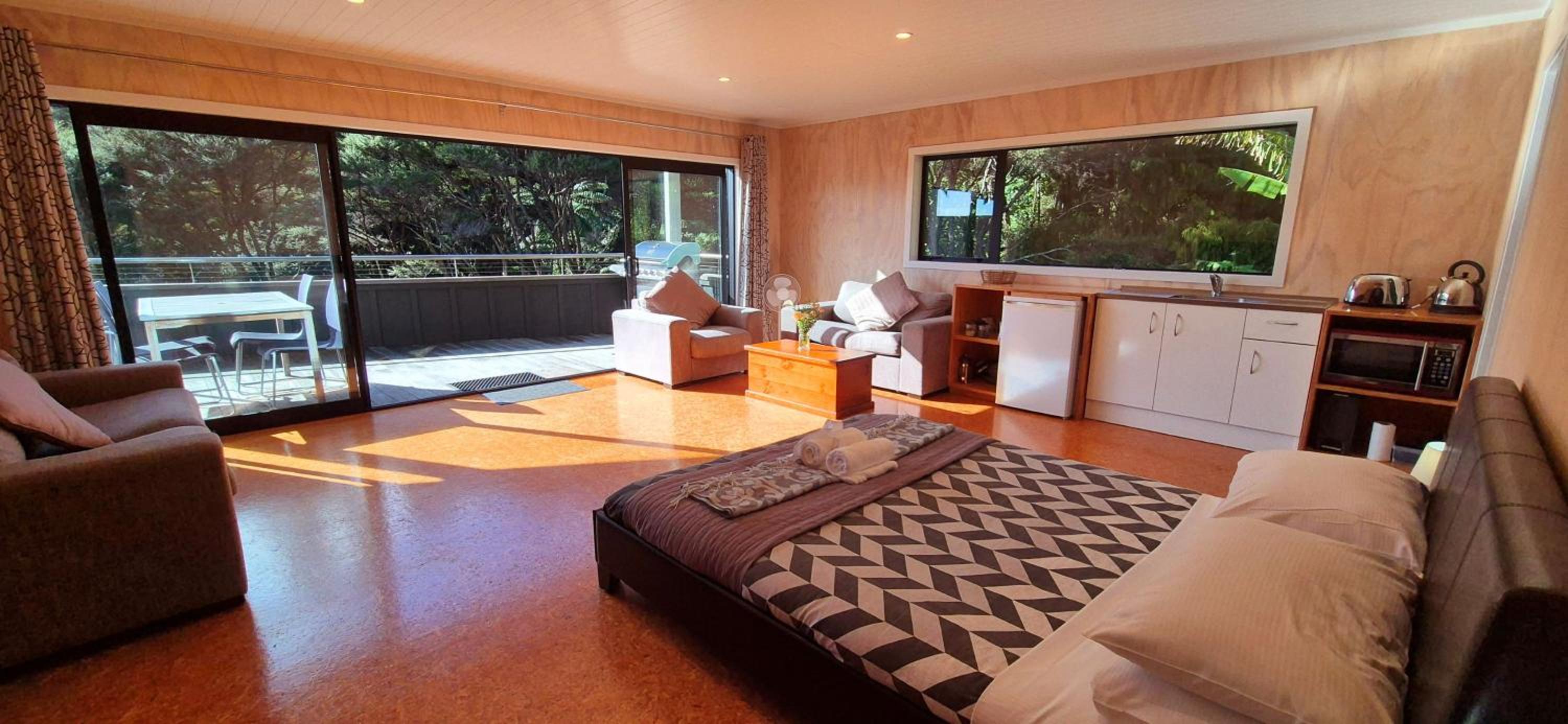 Rimu Studio holiday accommodation view 2