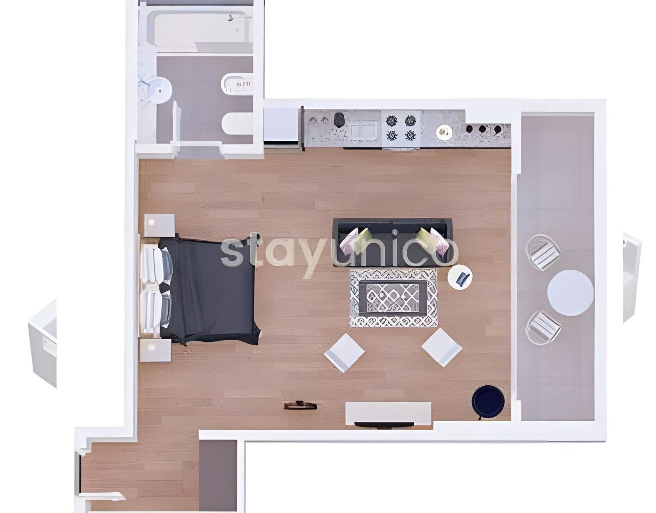 High-End Tower Pool, Gym & Sauna in Palermo Soho