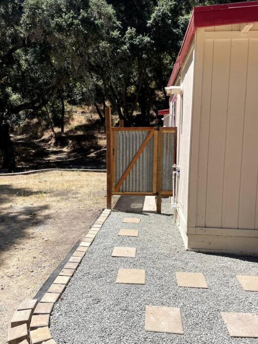 Cabin in the Oaks! Private spa! Outdoor Shower view 4