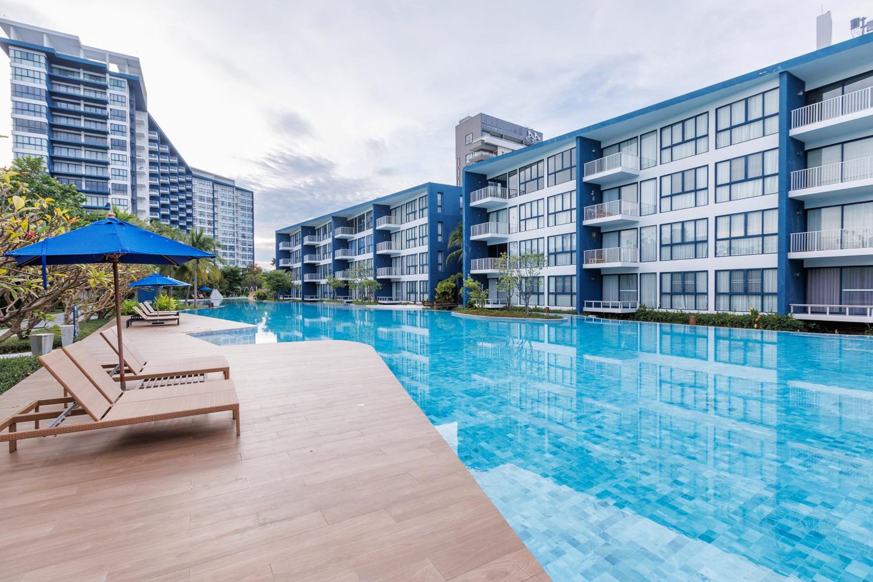 Beachfront Condo with Private Beach & Huge Pool view 2