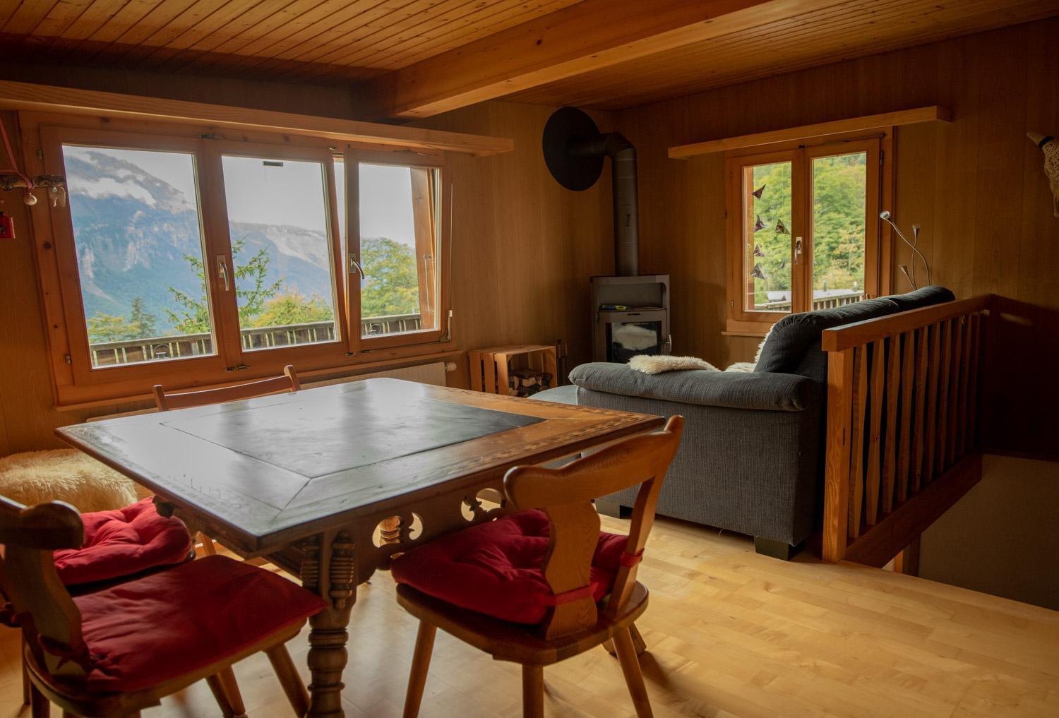Chalet Montana mit Bergblick