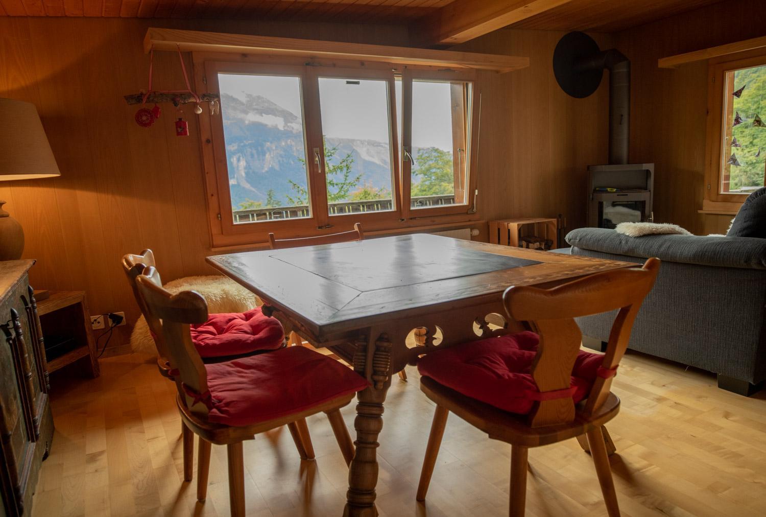 Chalet Montana mit Bergblick