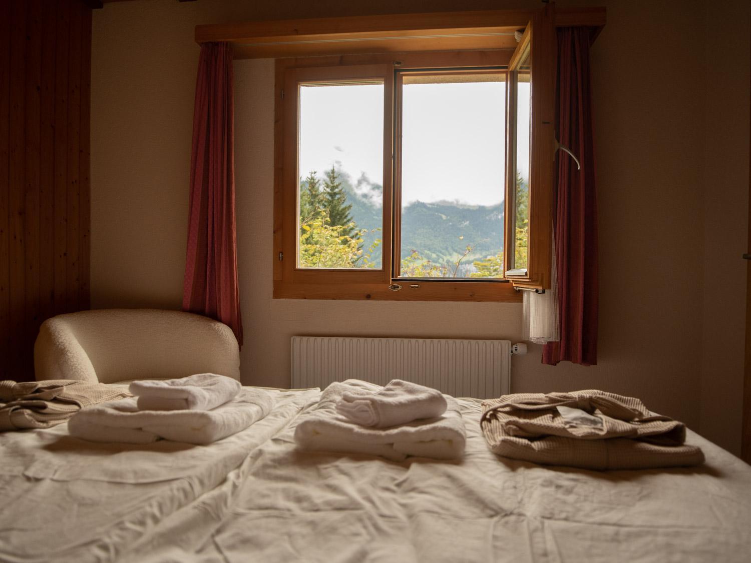 Chalet Montana mit Bergblick