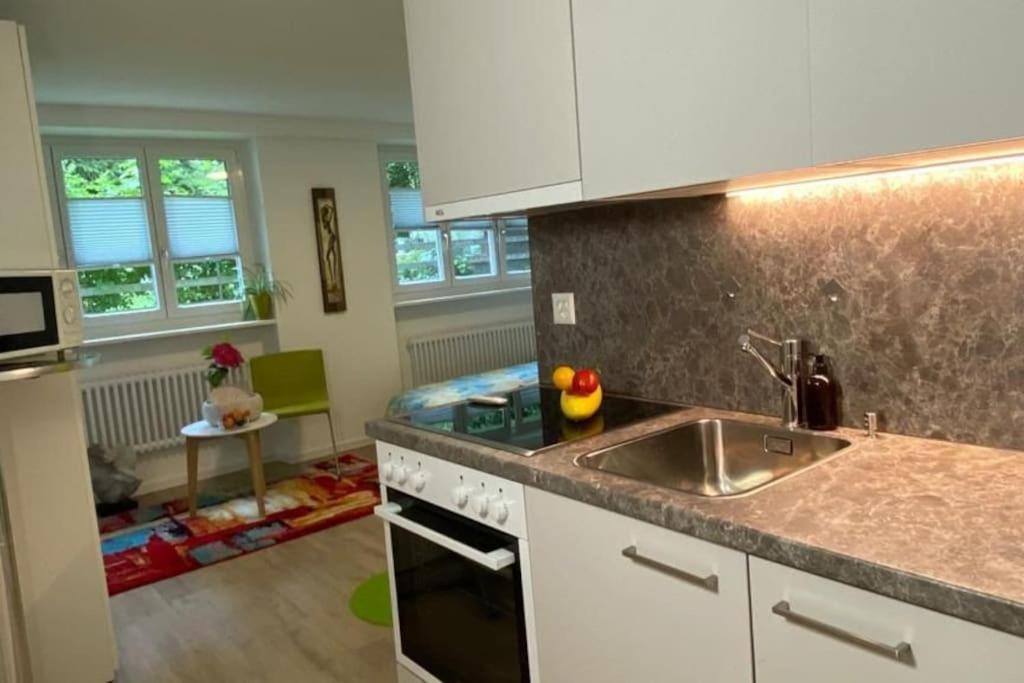 HEART Studio Visp Zentrum I ruhig I Single I Paare I Küche