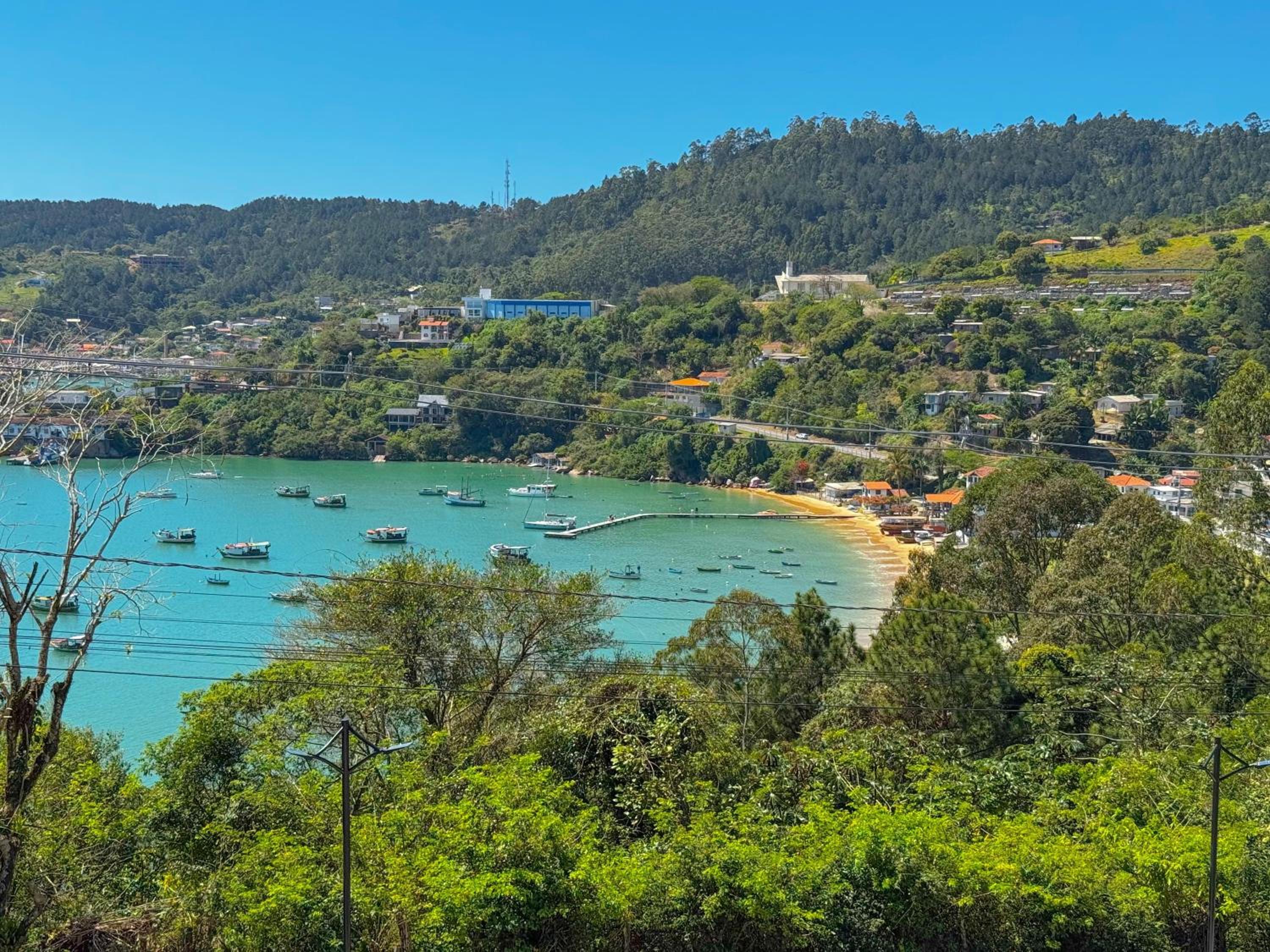Casa com vista para o mar em Governador Celso Ramos