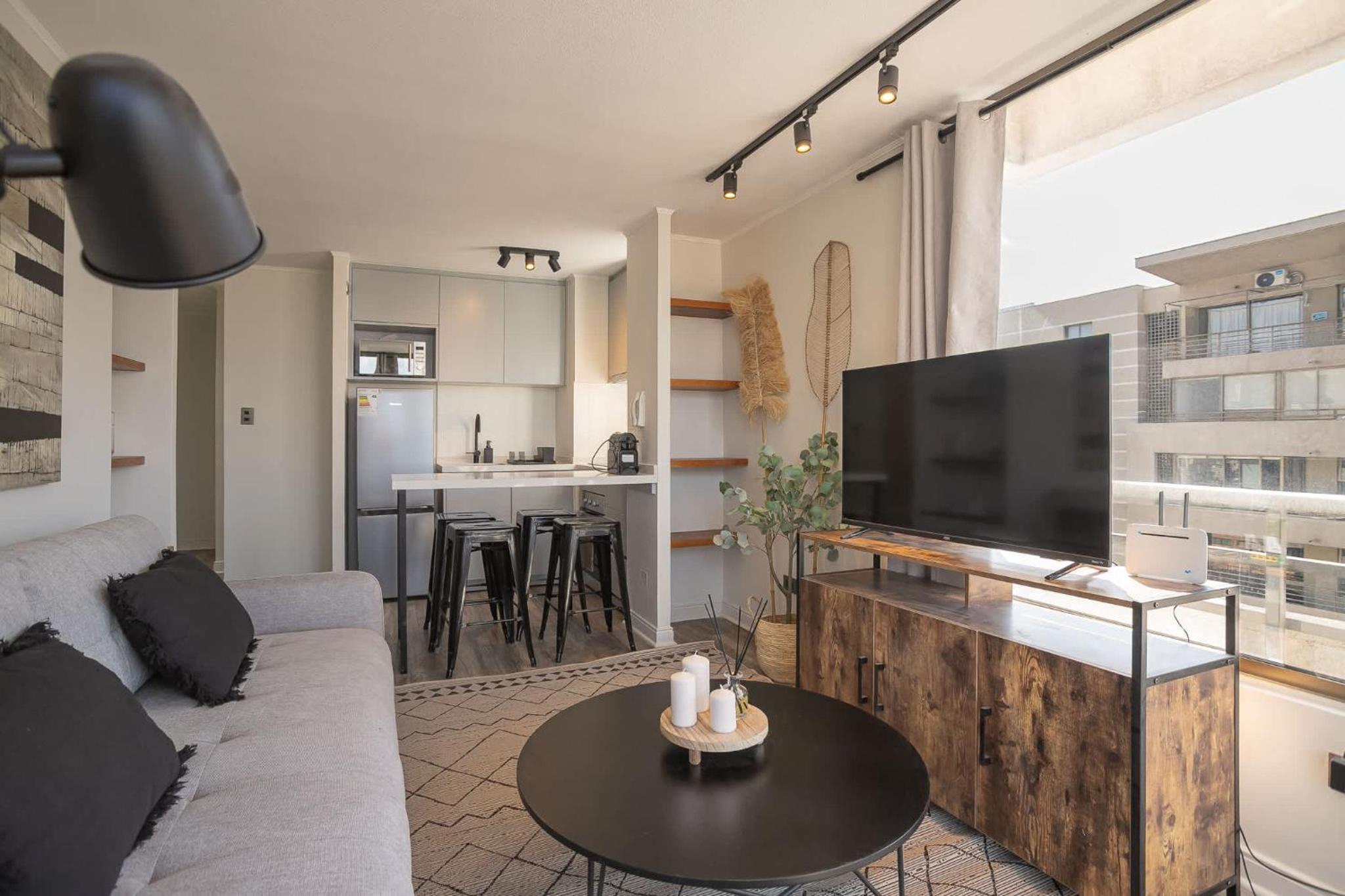 Perfect accommodation 2 bedrooms Manquehue close to everything