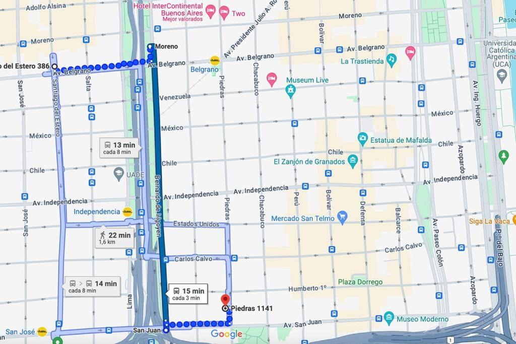 3 dptos en San Telmo y Monserrat Pileta Parrilla Gym & Laundry