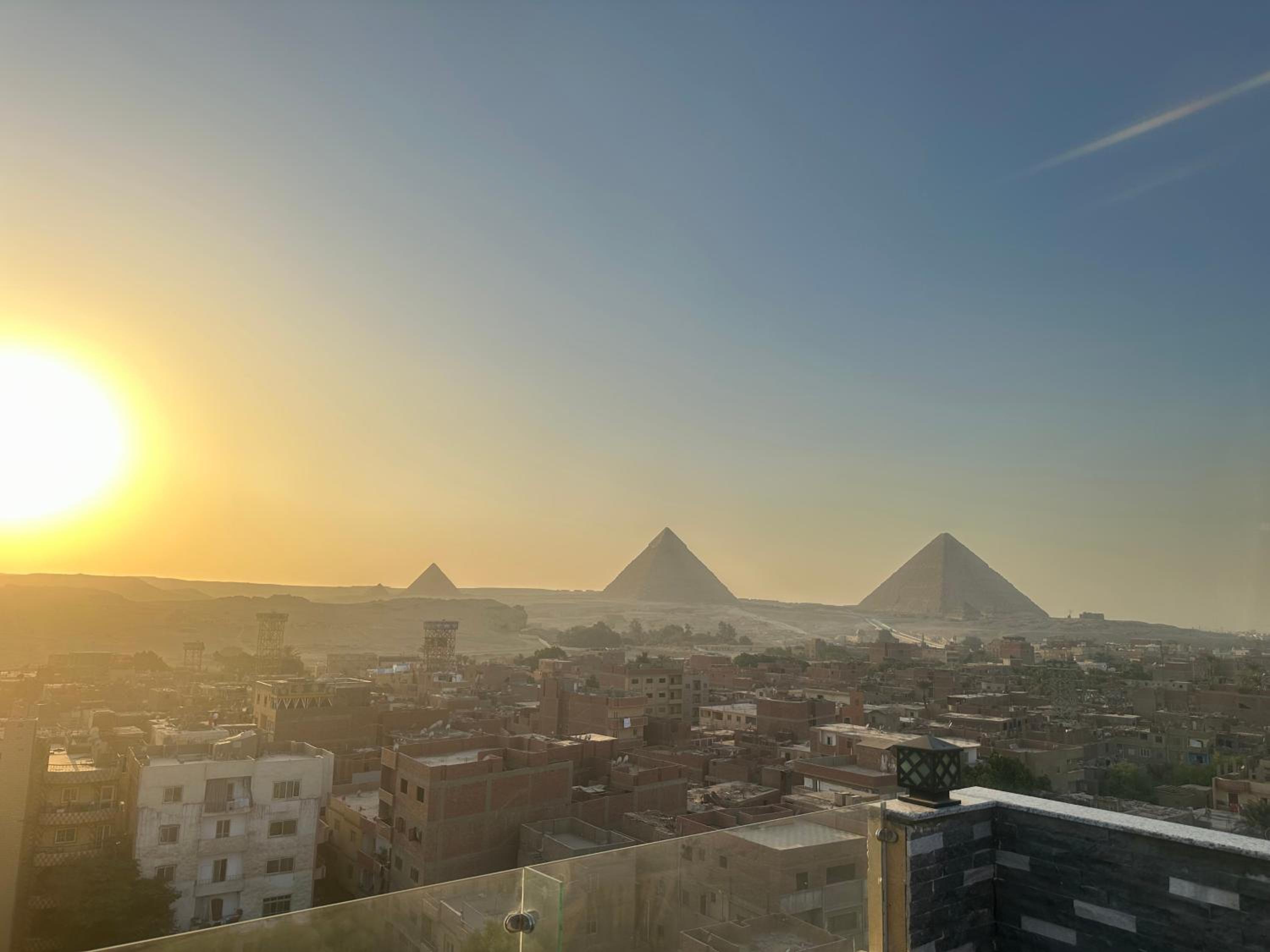 Brilliant pyramids view