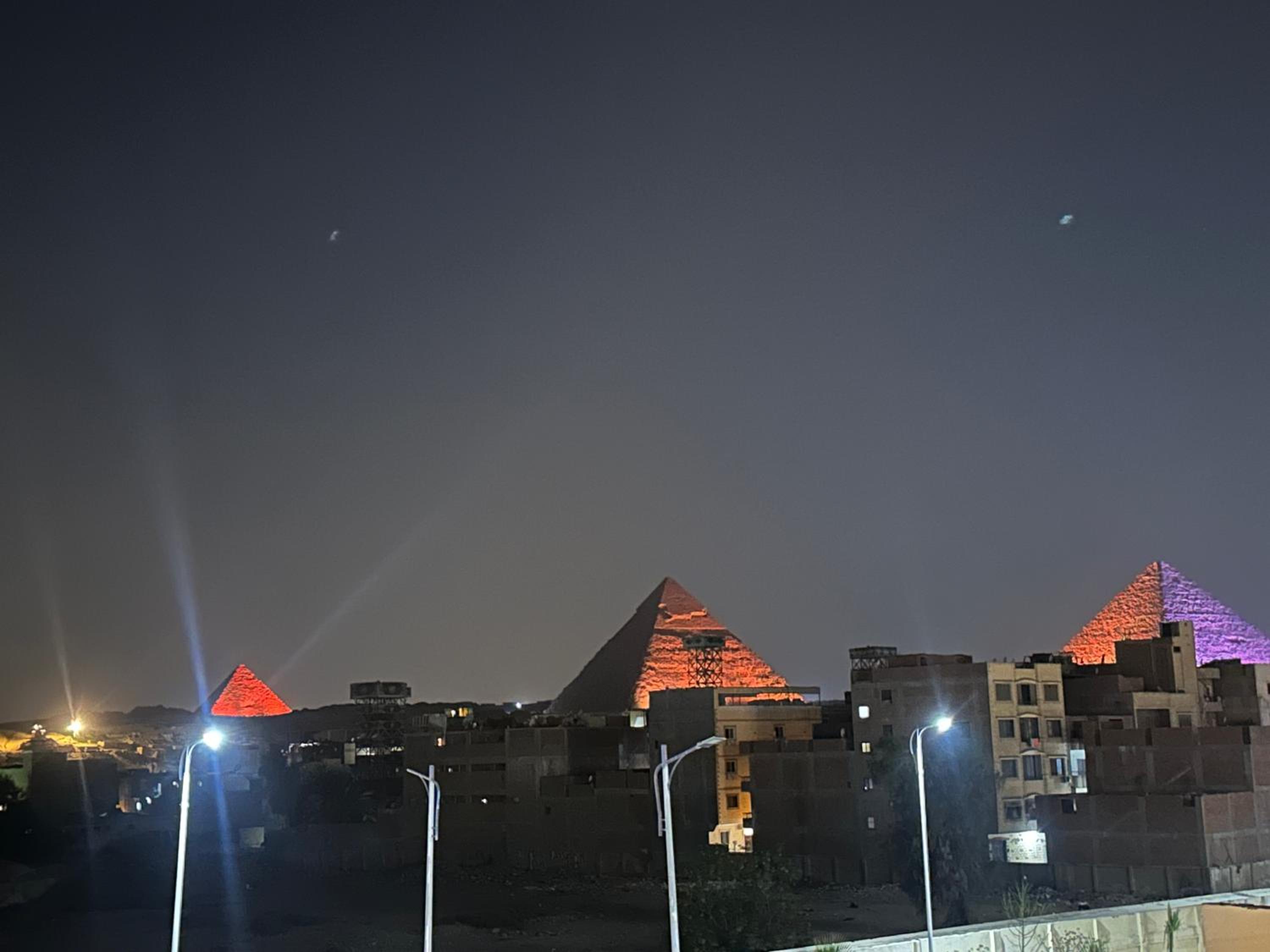 Brilliant pyramids view