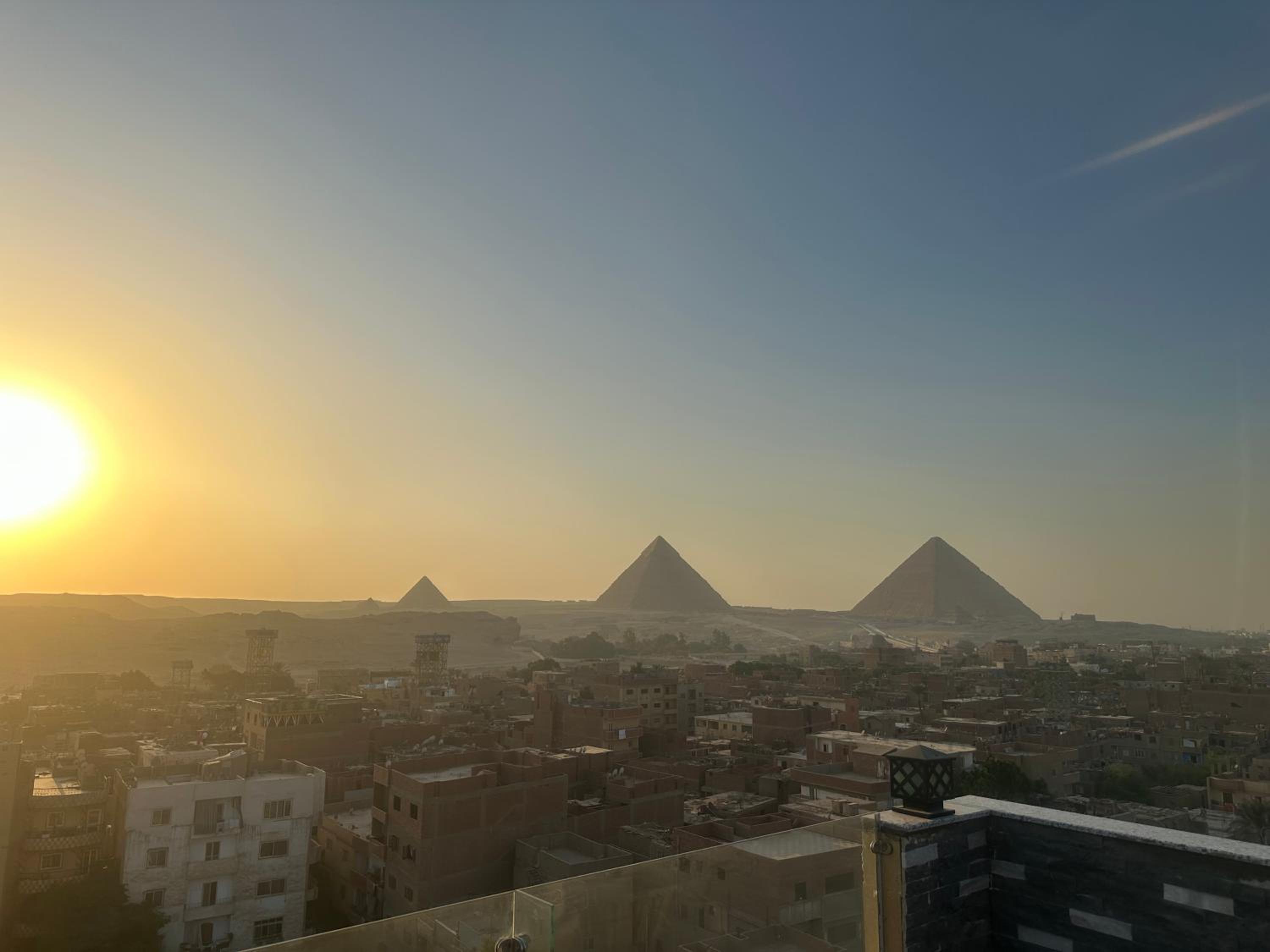 Brilliant pyramids view